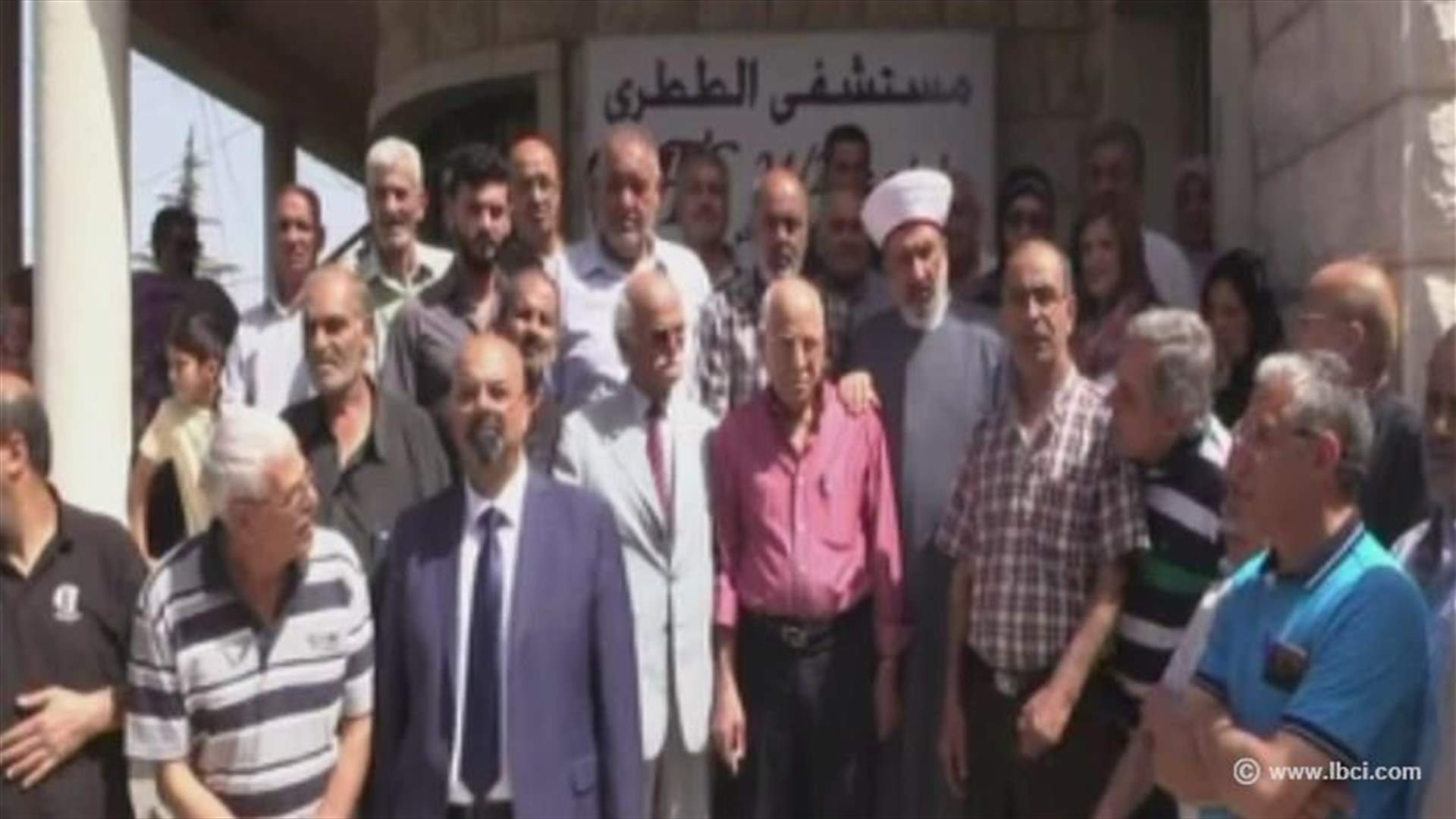 اعتصام في بعلبك احتجاجا على تعرض الطبيب الططري للاعتداء