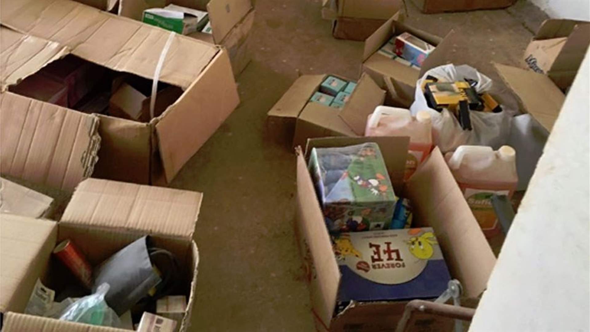 Large quantities of expired medicine seized inside warehouses in Bekaa