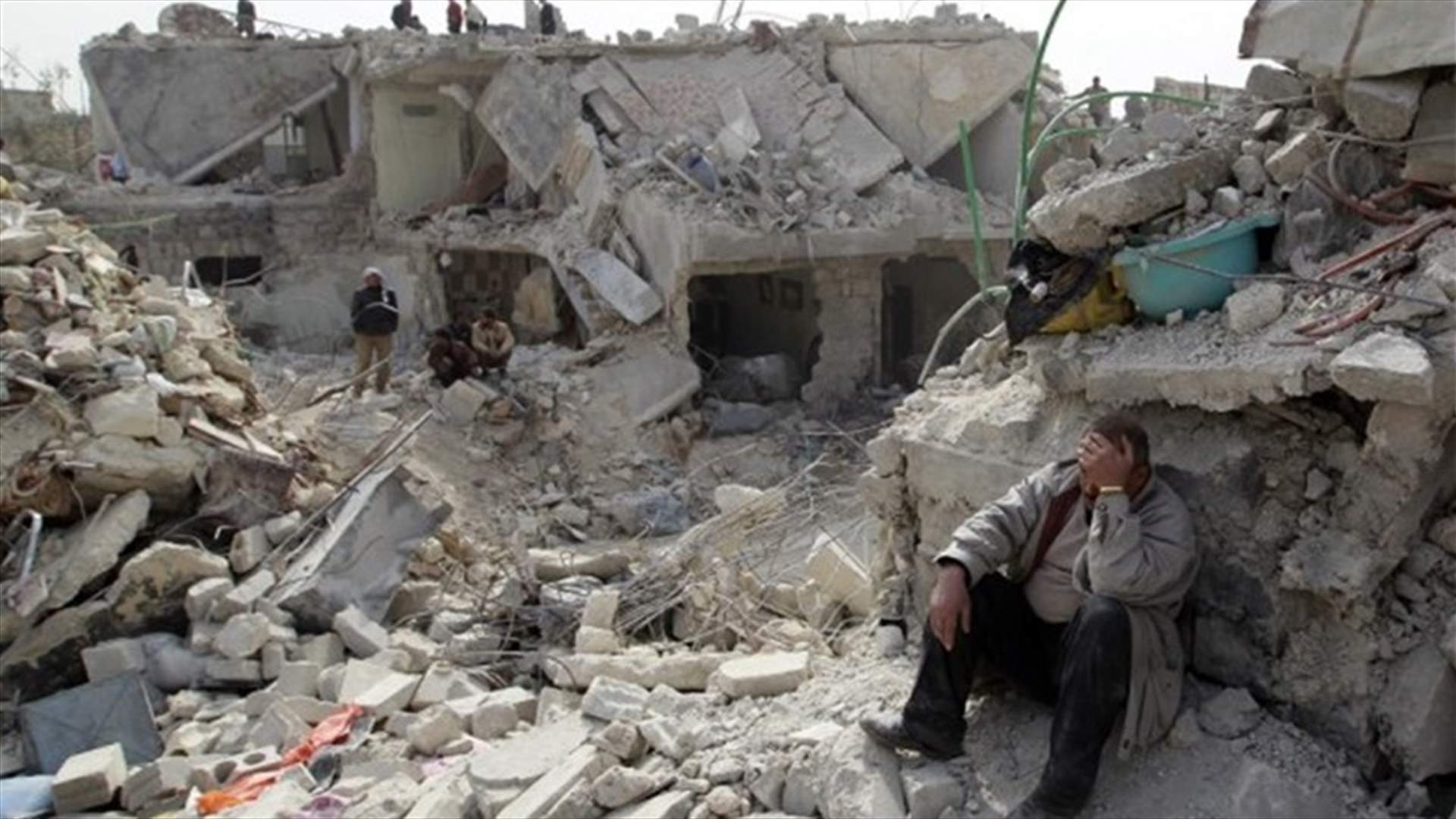 ارتفاع حصيلة قتلى القصف الجوي بمدينة حلب الى 16 شخصا 