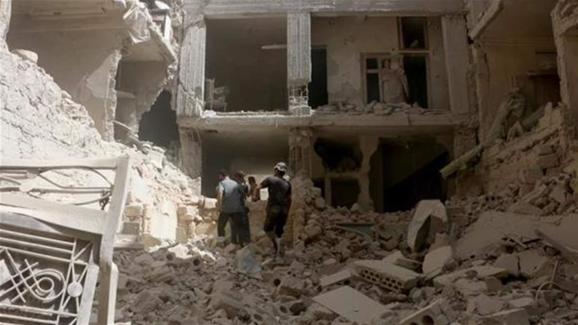 تحطم طائرة حربية قرب حلب