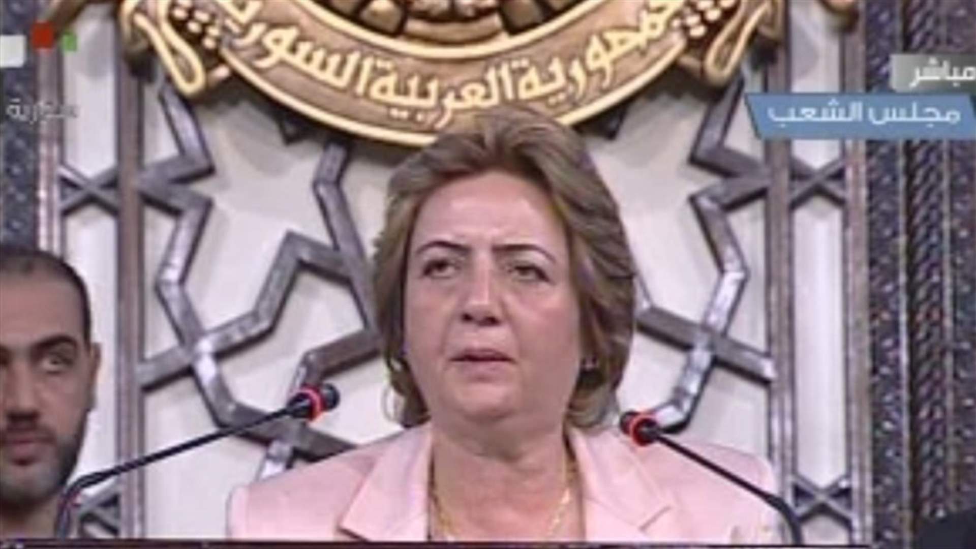 "هدية عباس" رئيسة مجلس الشعب السوري الجديد 