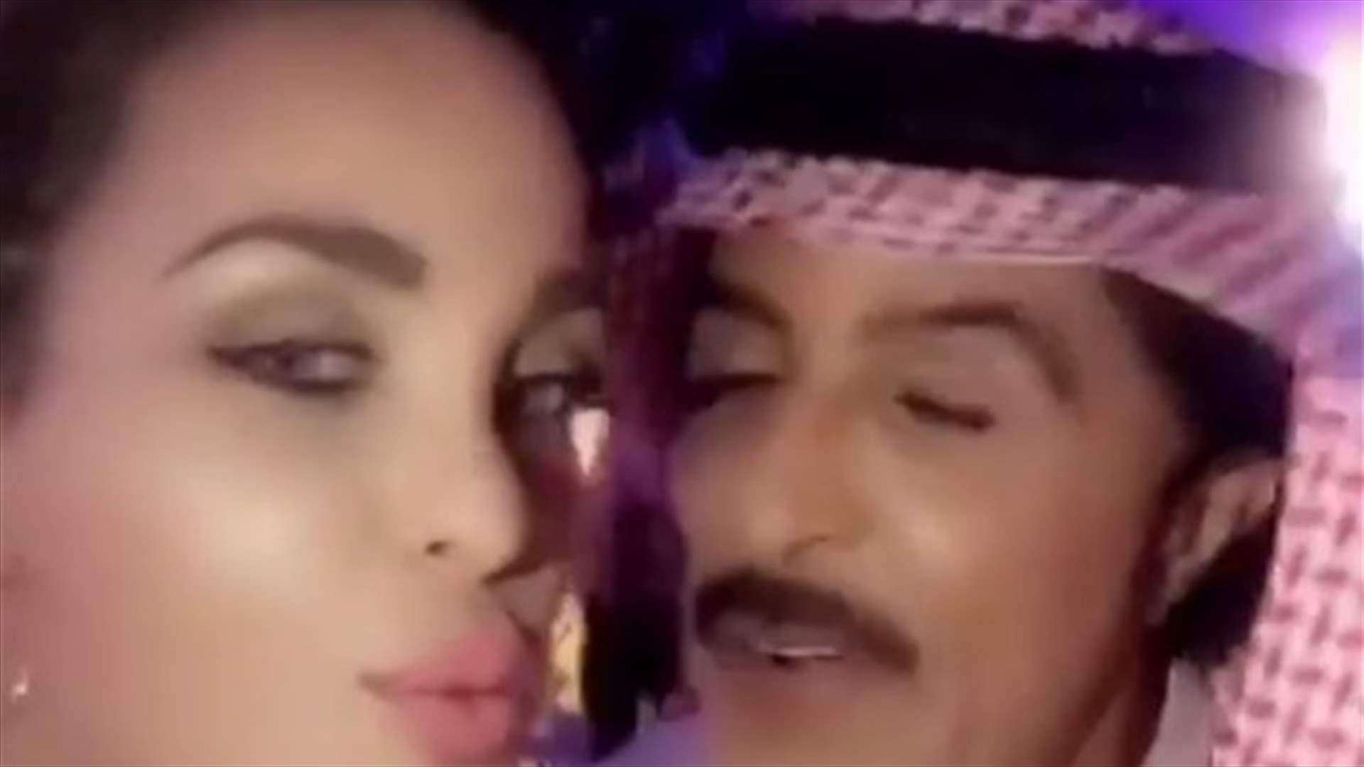 بالفيديو: أجواء دومينيك حوراني الرمضانيّة.. وقبلة لعبدالله بالخير