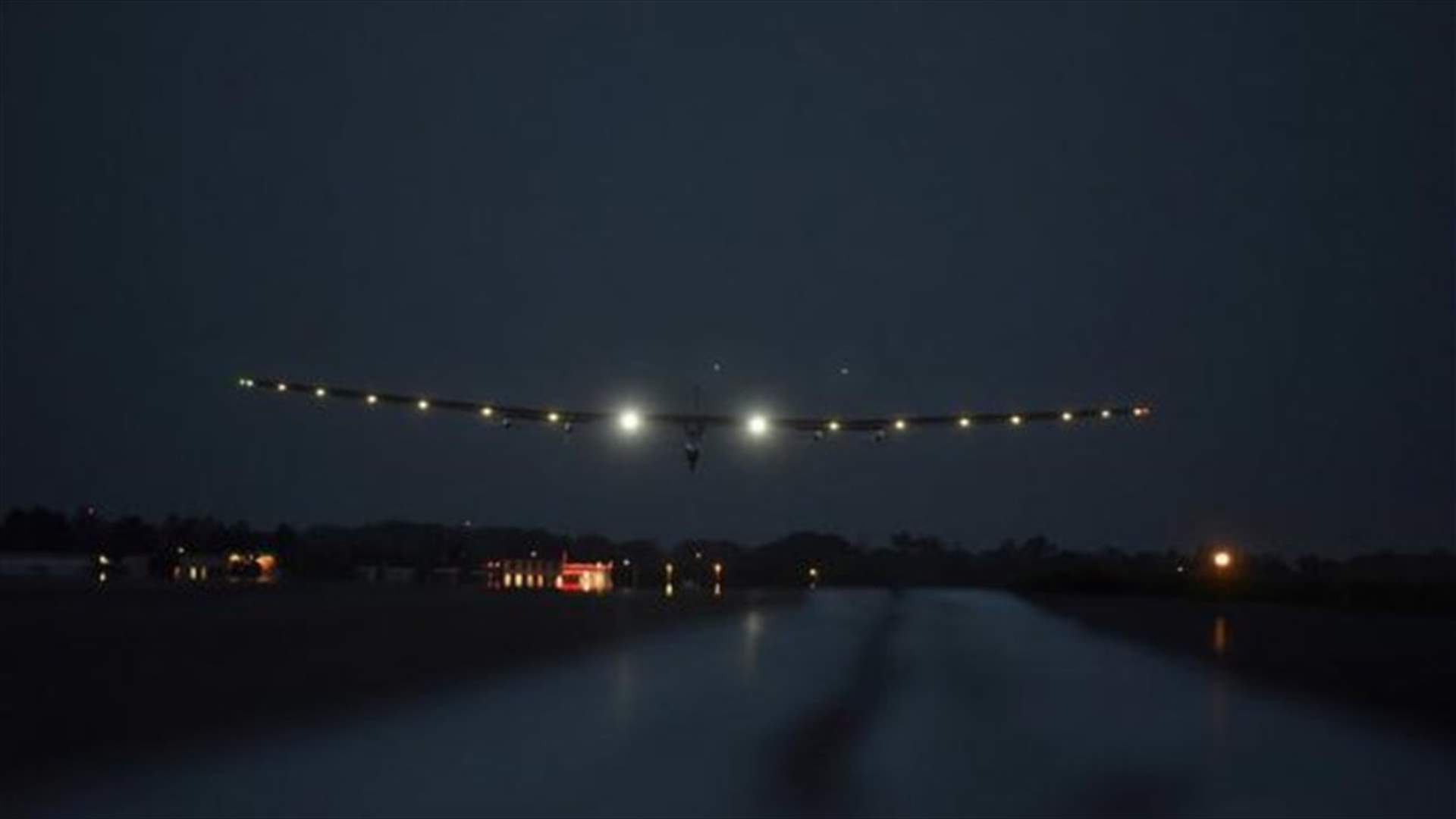 Solar Plane Lands In New York City During Bid To Circle The Globe