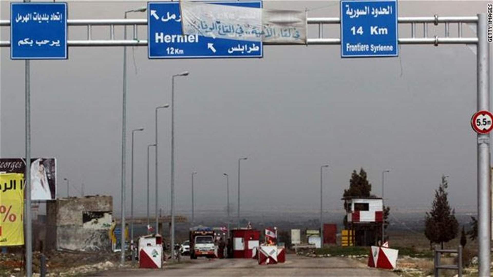 Syria closes northern border crossing with Lebanon 