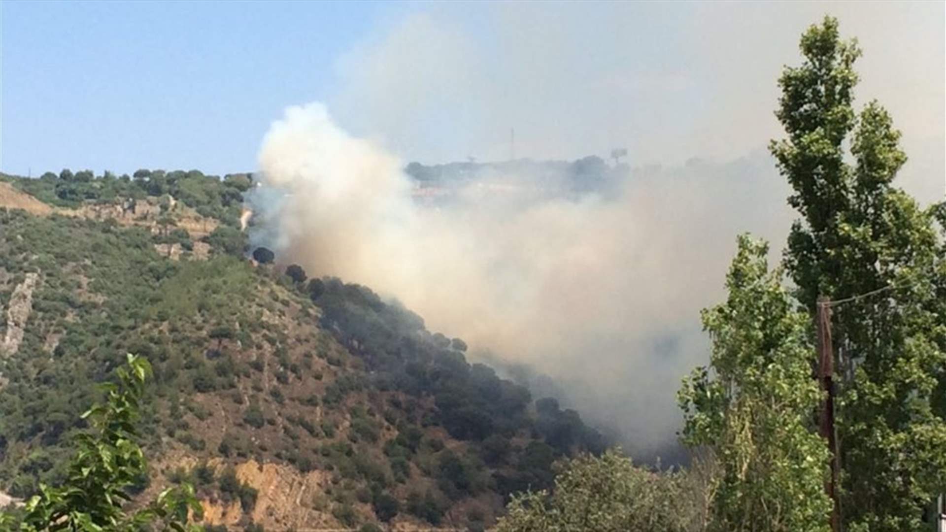 Fire re-erupts in Lebanon’s Jeita