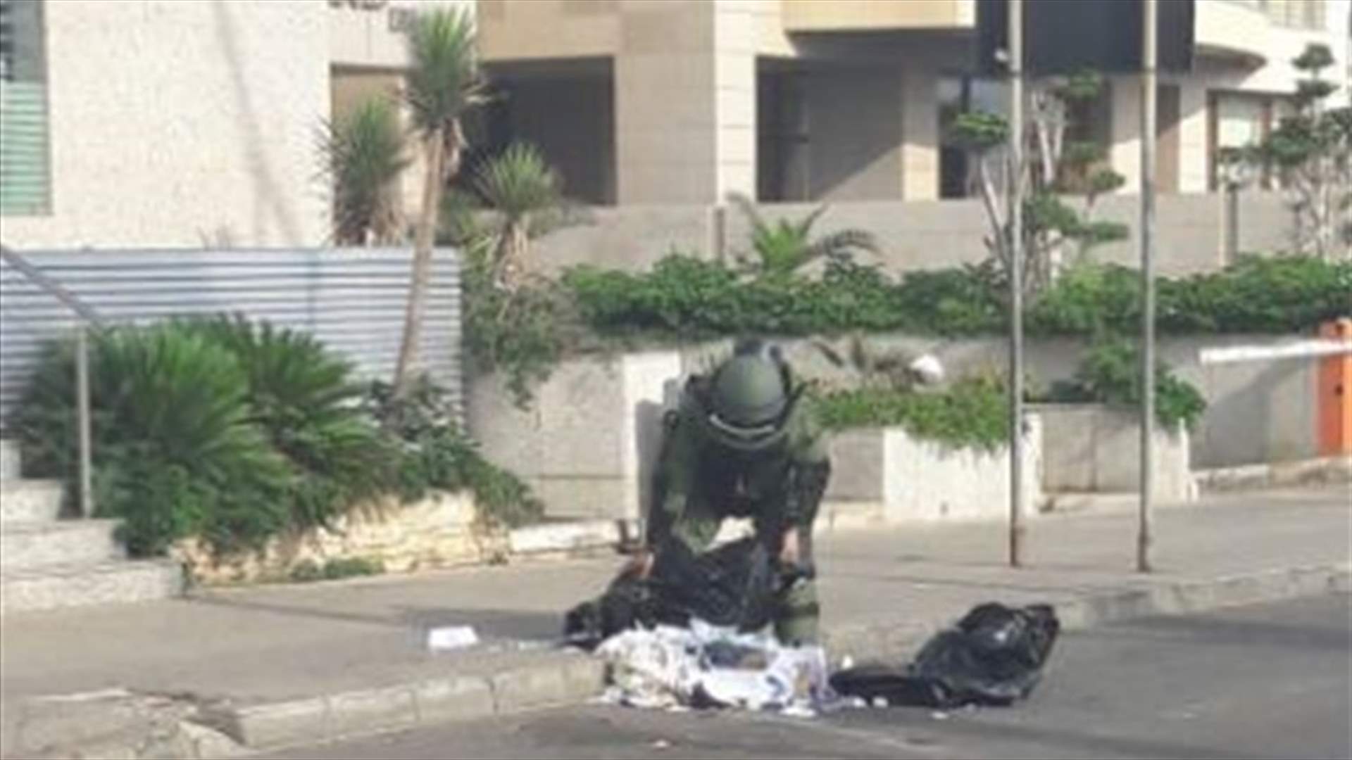 الكيس الذي اشتُبه به في الروشة خال من المتفجرات