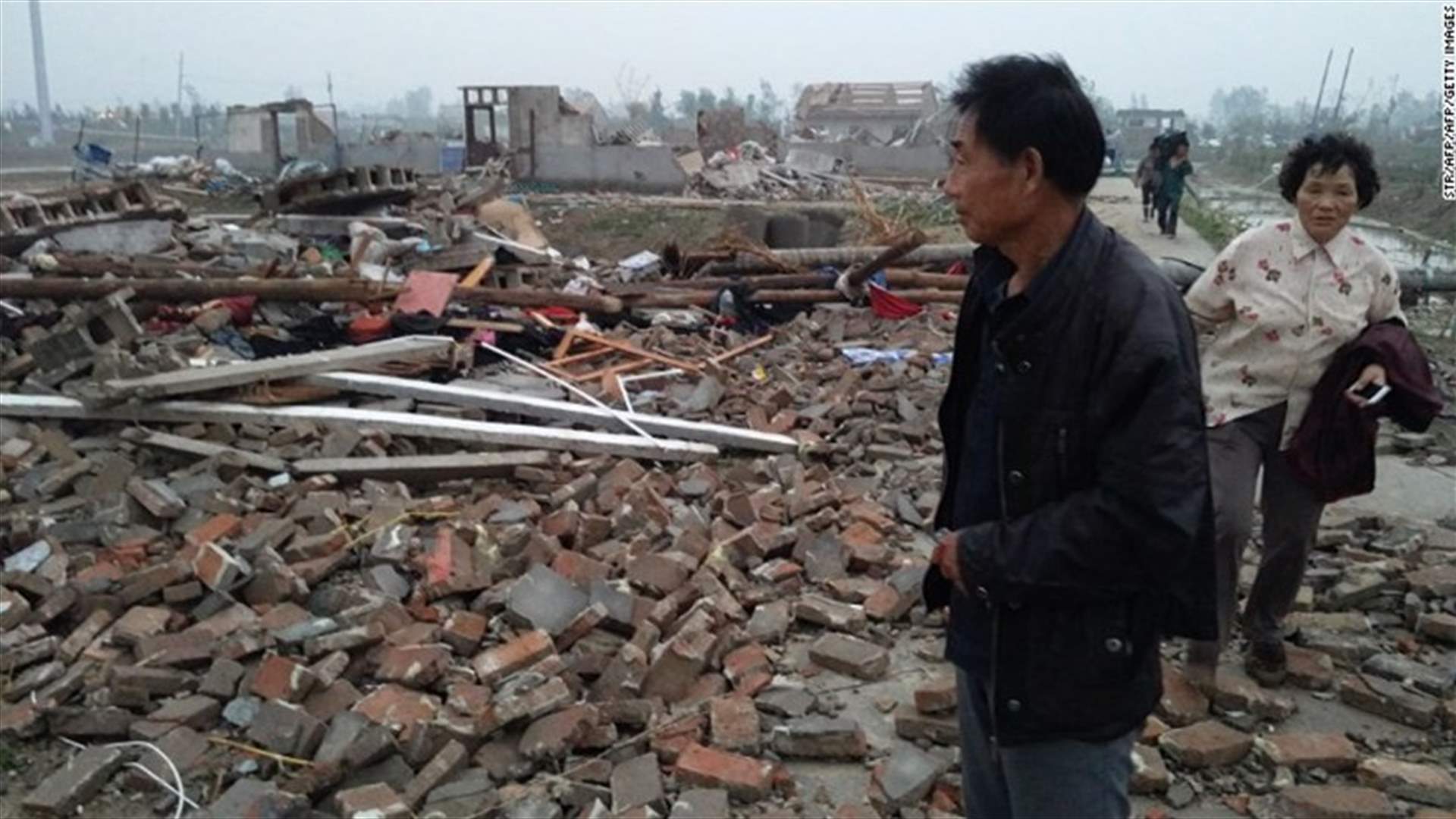 أكثر من 78 قتيلا جراء الامطار والاعاصير شرق الصين