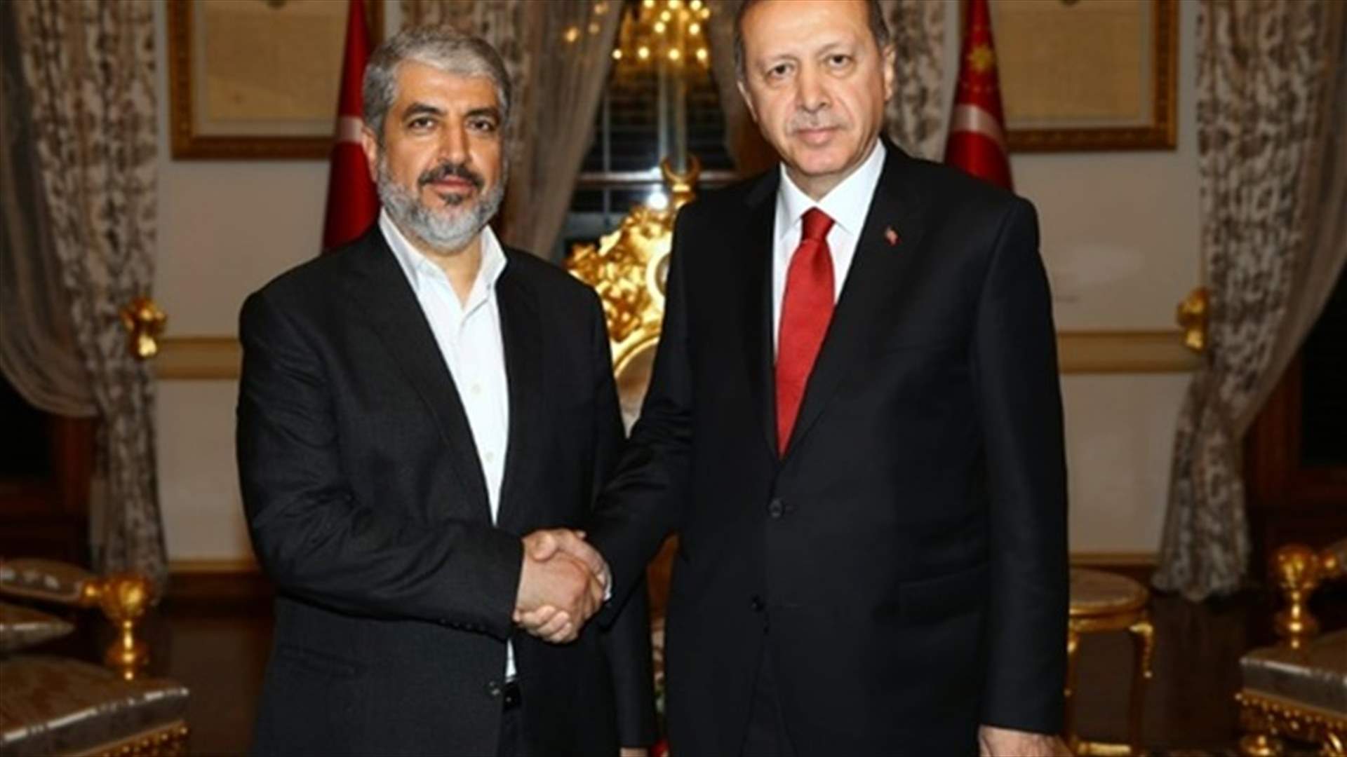 قبيل تطبيع محتمل للعلاقات مع اسرائيل... اردوغان يستقبل مشعل