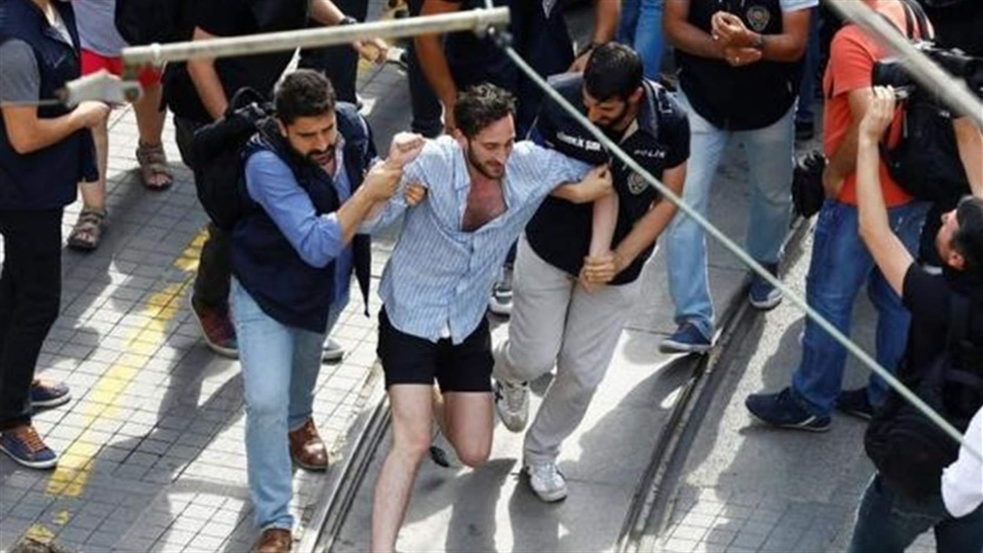 Turkish police fire tear gas in Istanbul to disperse Gay Pride activists