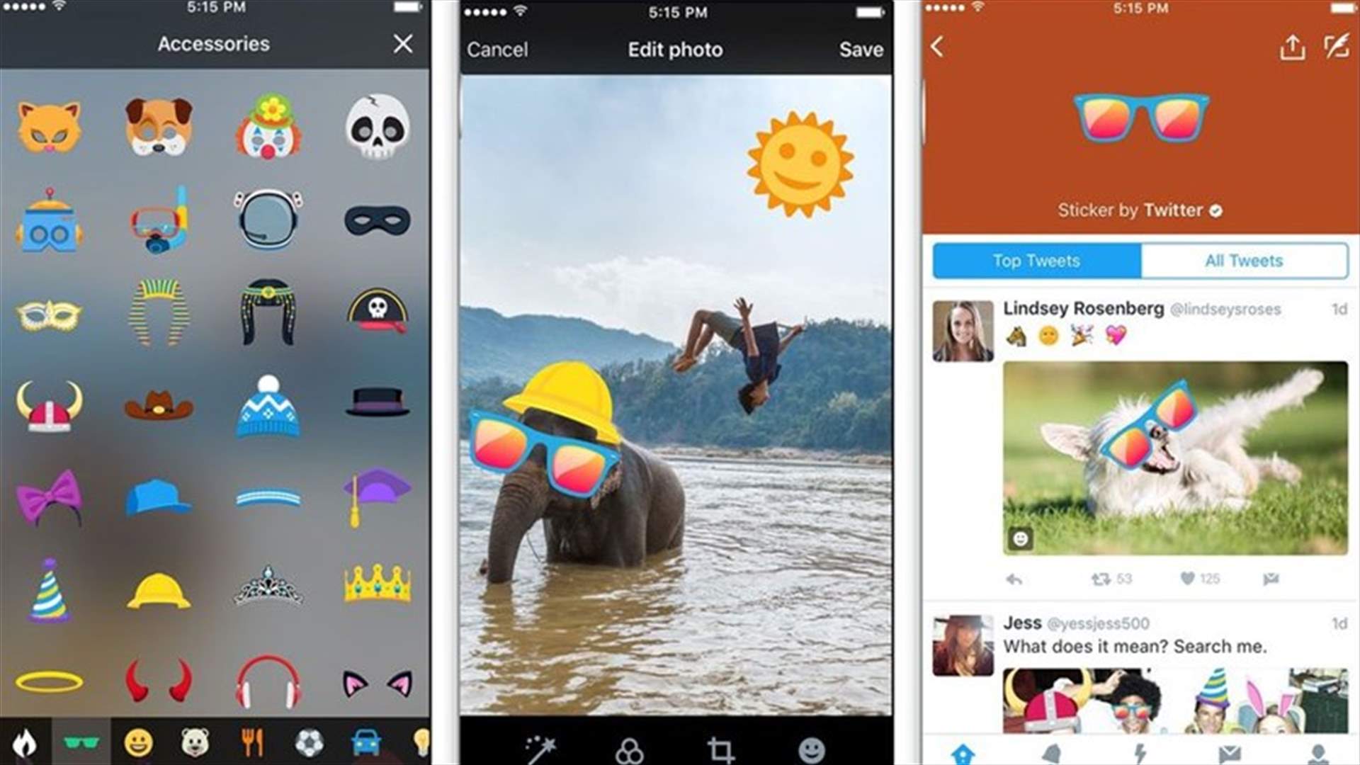 تويتر يضيف الرموز التعبيريّة إلى صوركم... 