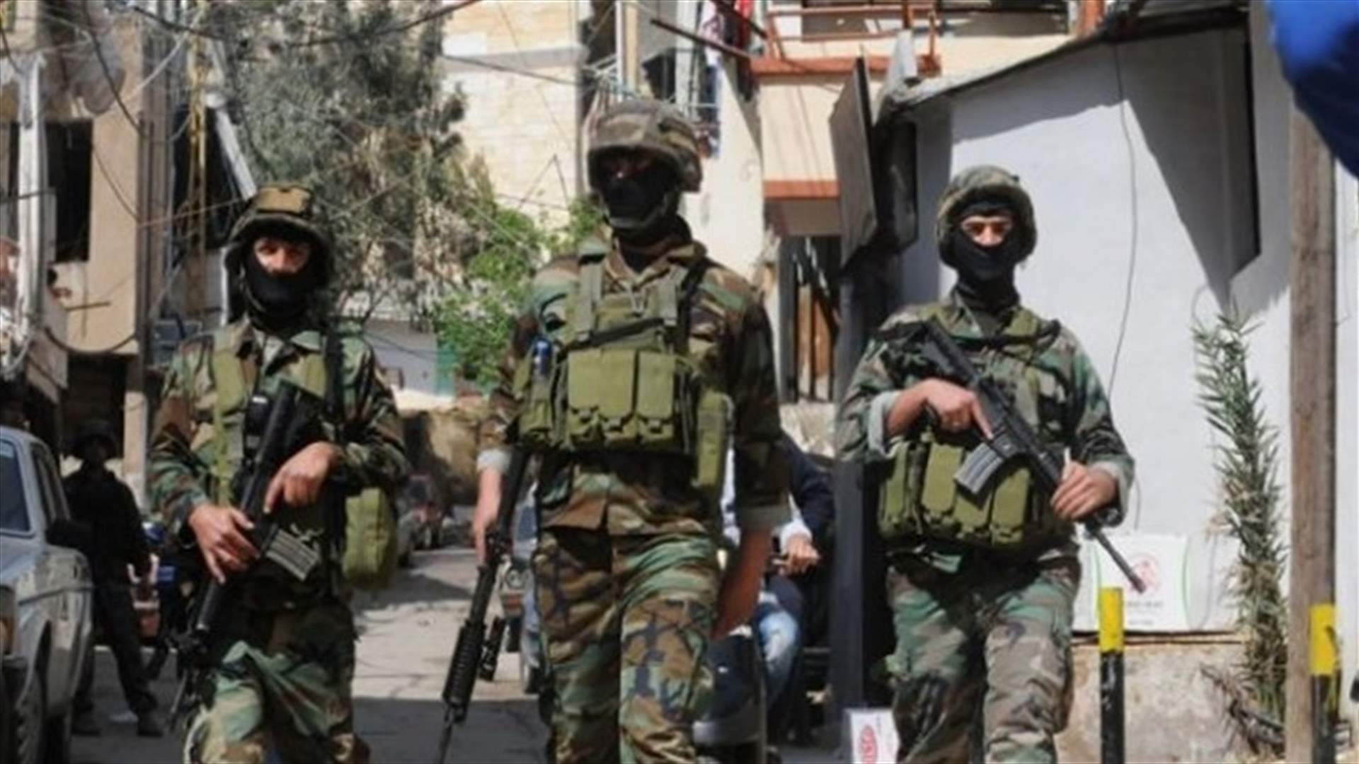 الجيش: توقيف 412 سوريا في مختلف المناطق