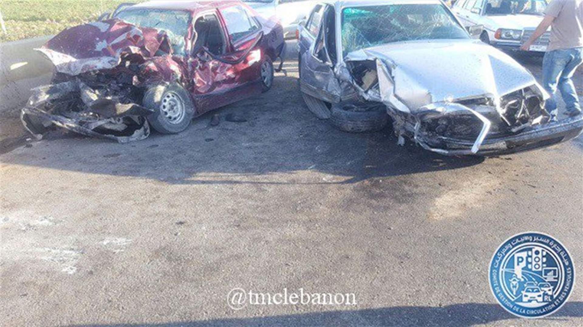 بالصورة : 4 قتلى في حادث تصادم  على طريق عام جب جنين 