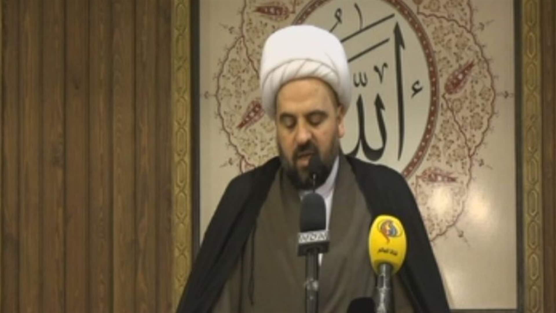Sheikh Kabalan call​s for choosing any Saudi-Iranian agreement capable of ending wars 