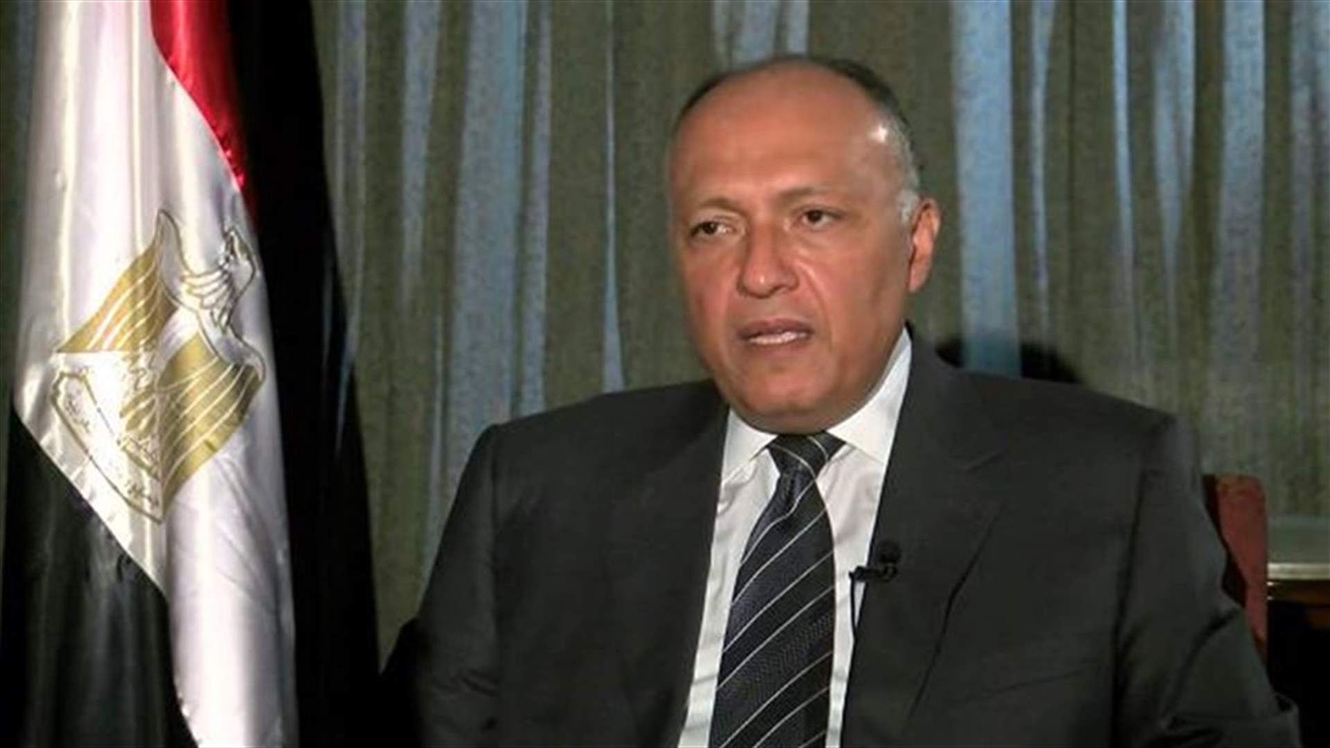في زيارة نادرة... وزير الخارجية المصري  في إسرائيل 