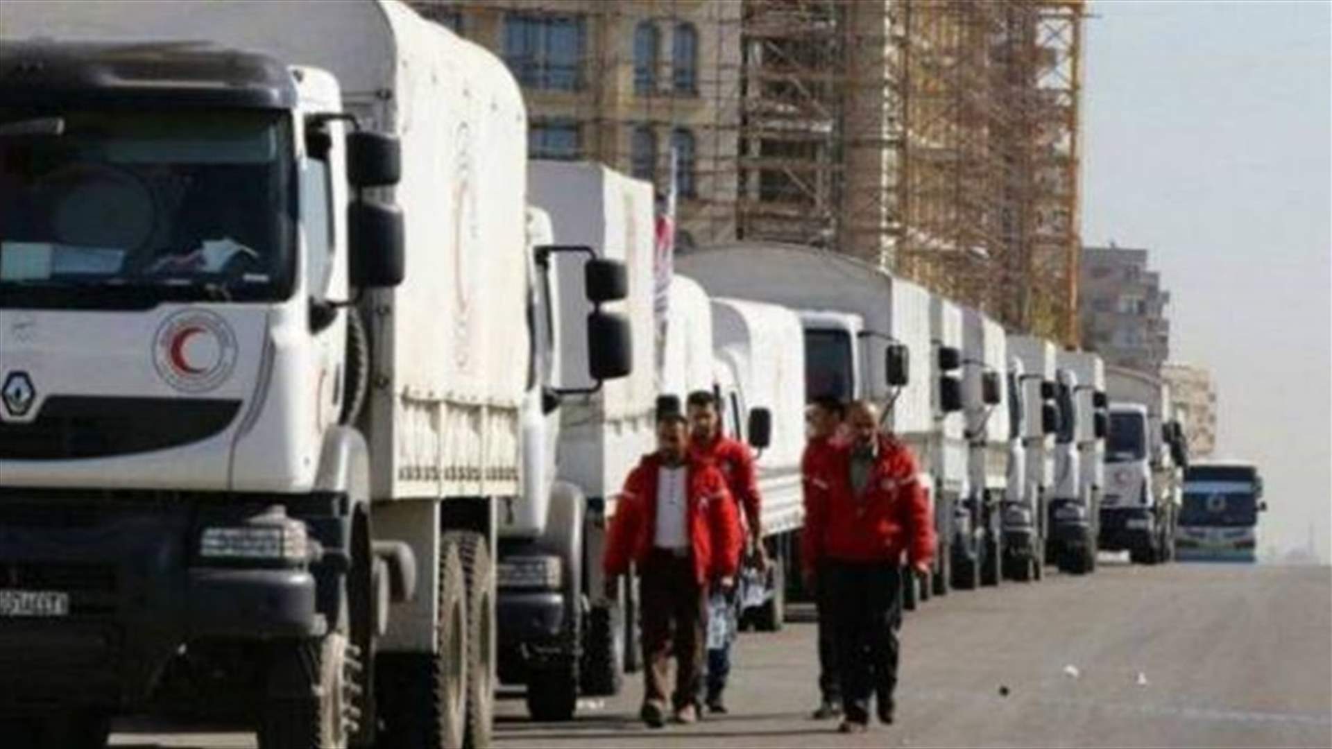 اتفاق لادخال مساعدات لـ 100 الف عالق بالركبان على الحدود الاردنية السورية