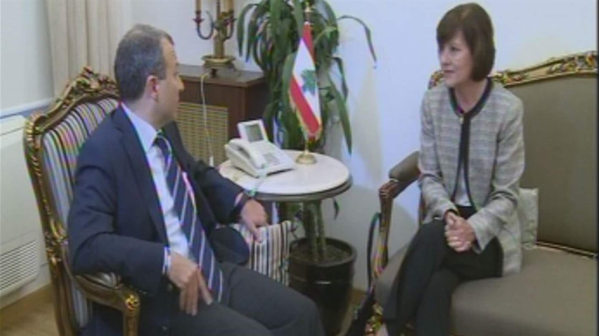 Minister Bassil meets with EU, US ambassadors