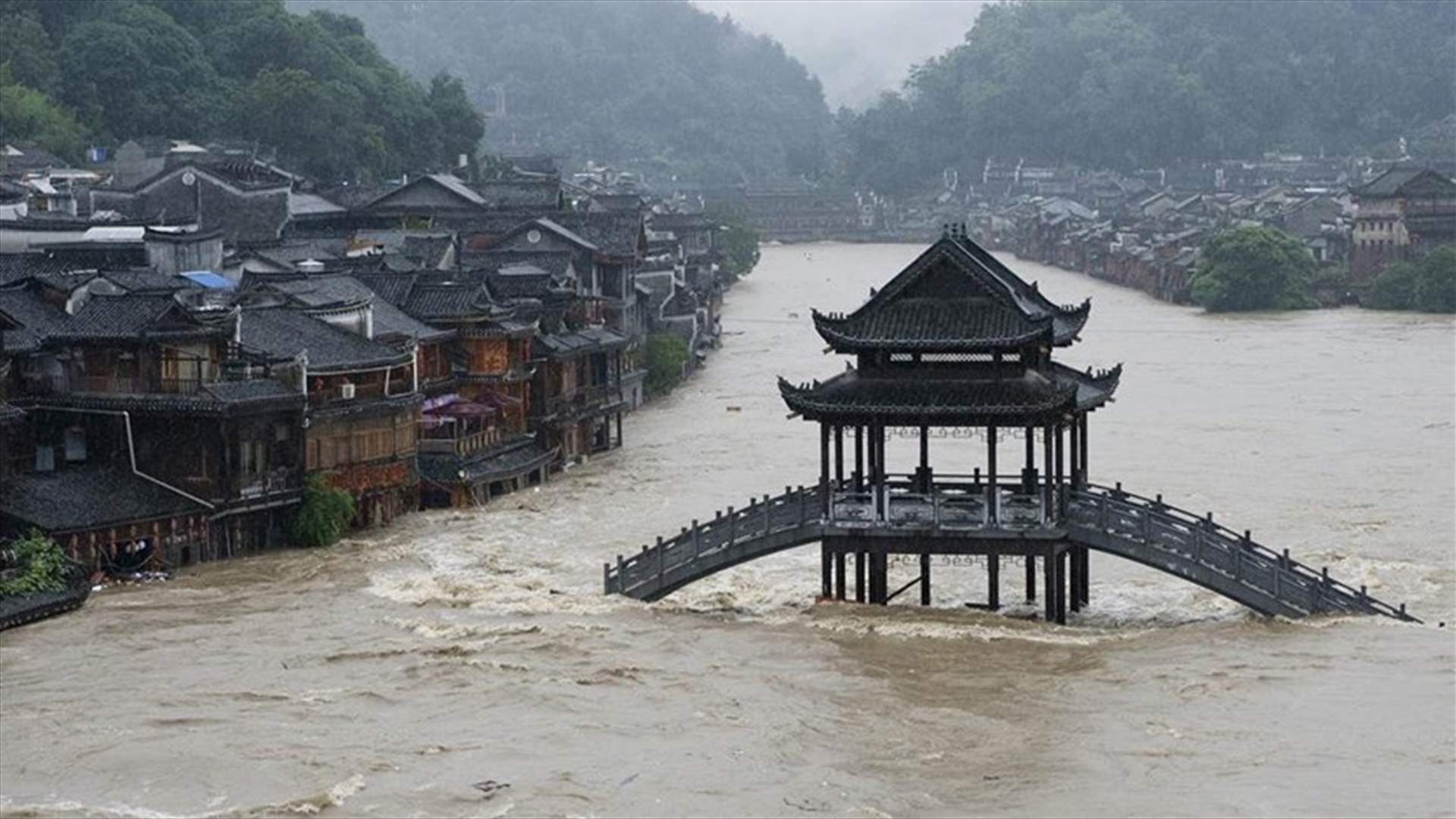 قتيل و34 مفقودا في الصين بسبب الأمطار 