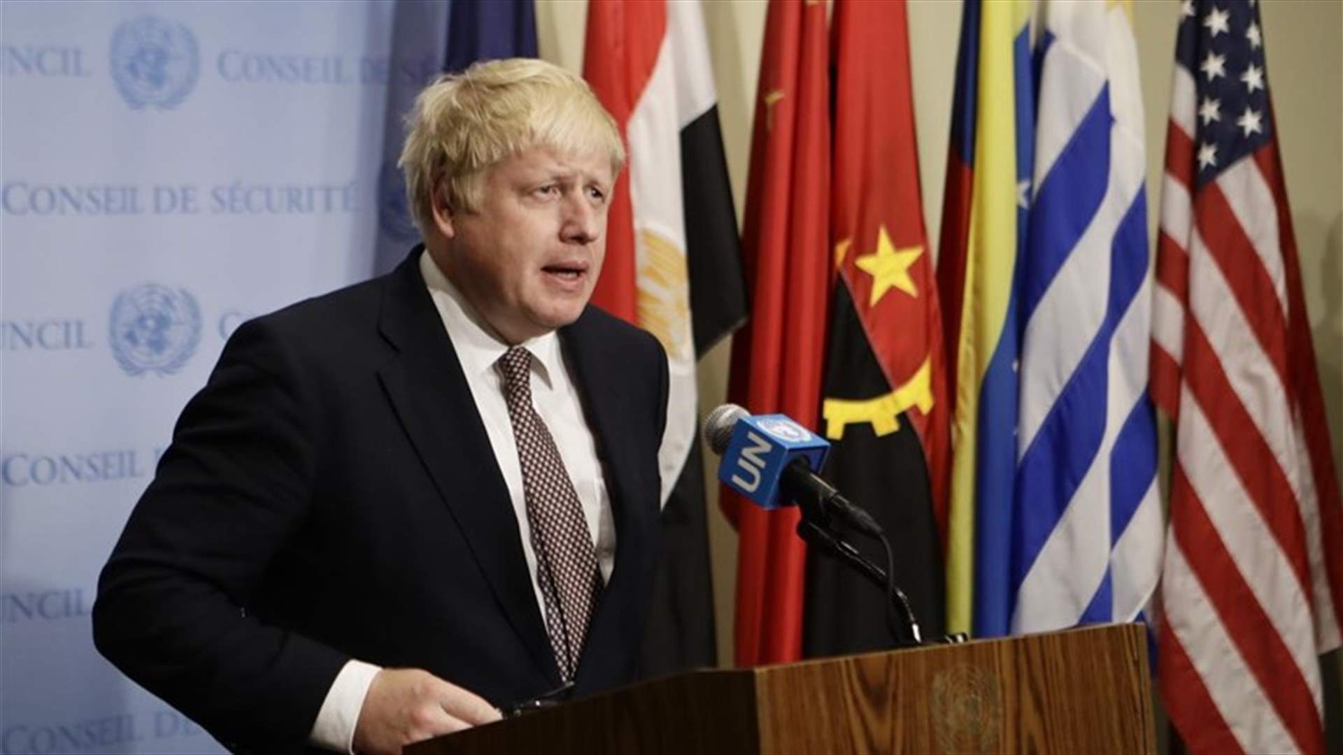 Boris Johnson calls for UN help destroying Libya chemicals