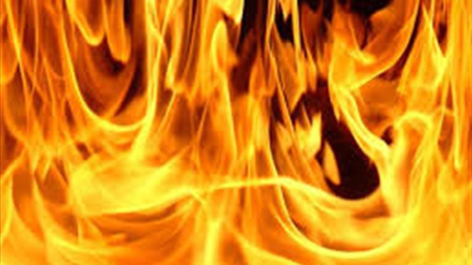 حالات اختناق بسبب حريق في مخيم البداوي