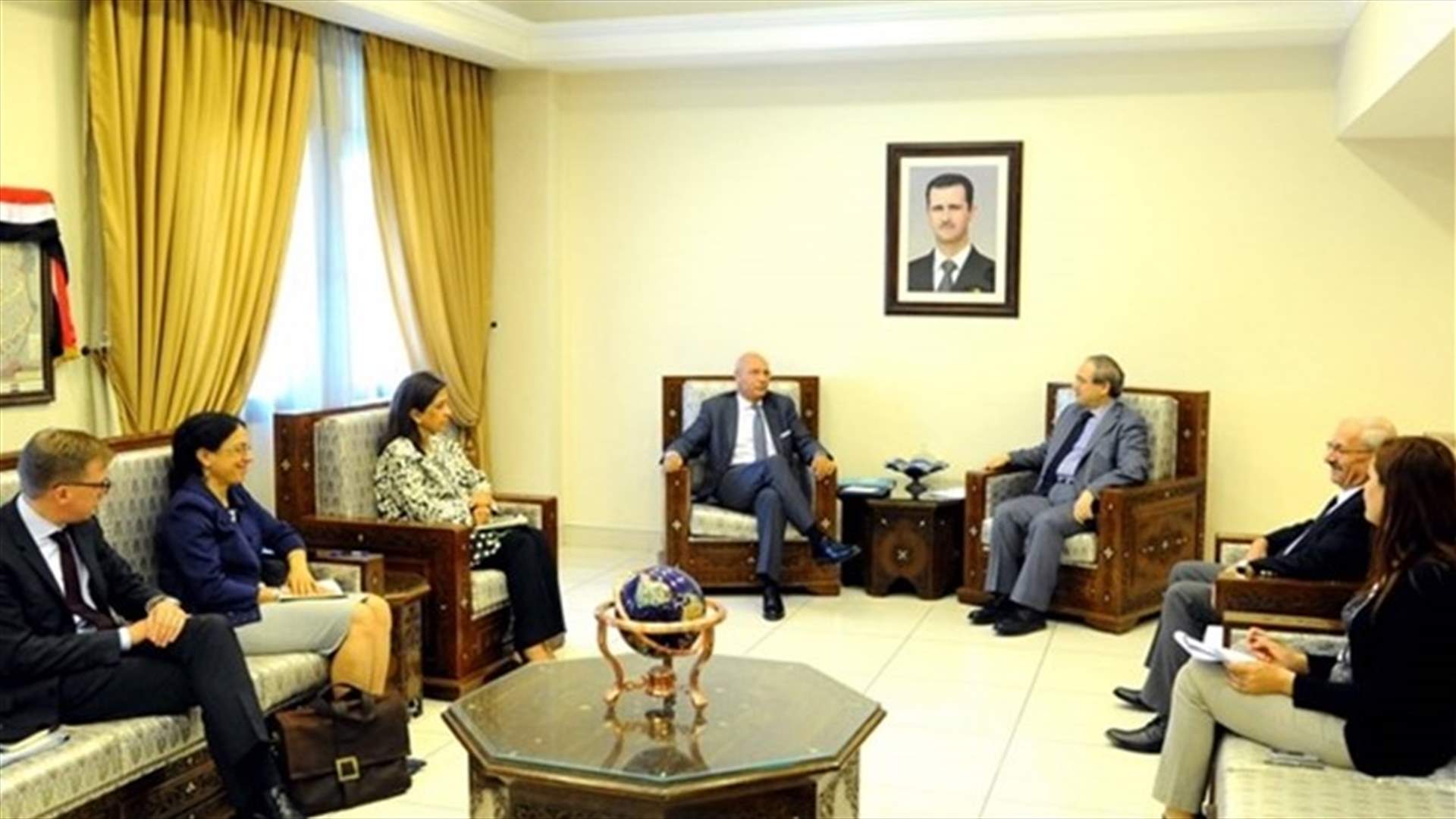 UN deputy Syria envoy in Damascus for talks on proposed new peace round