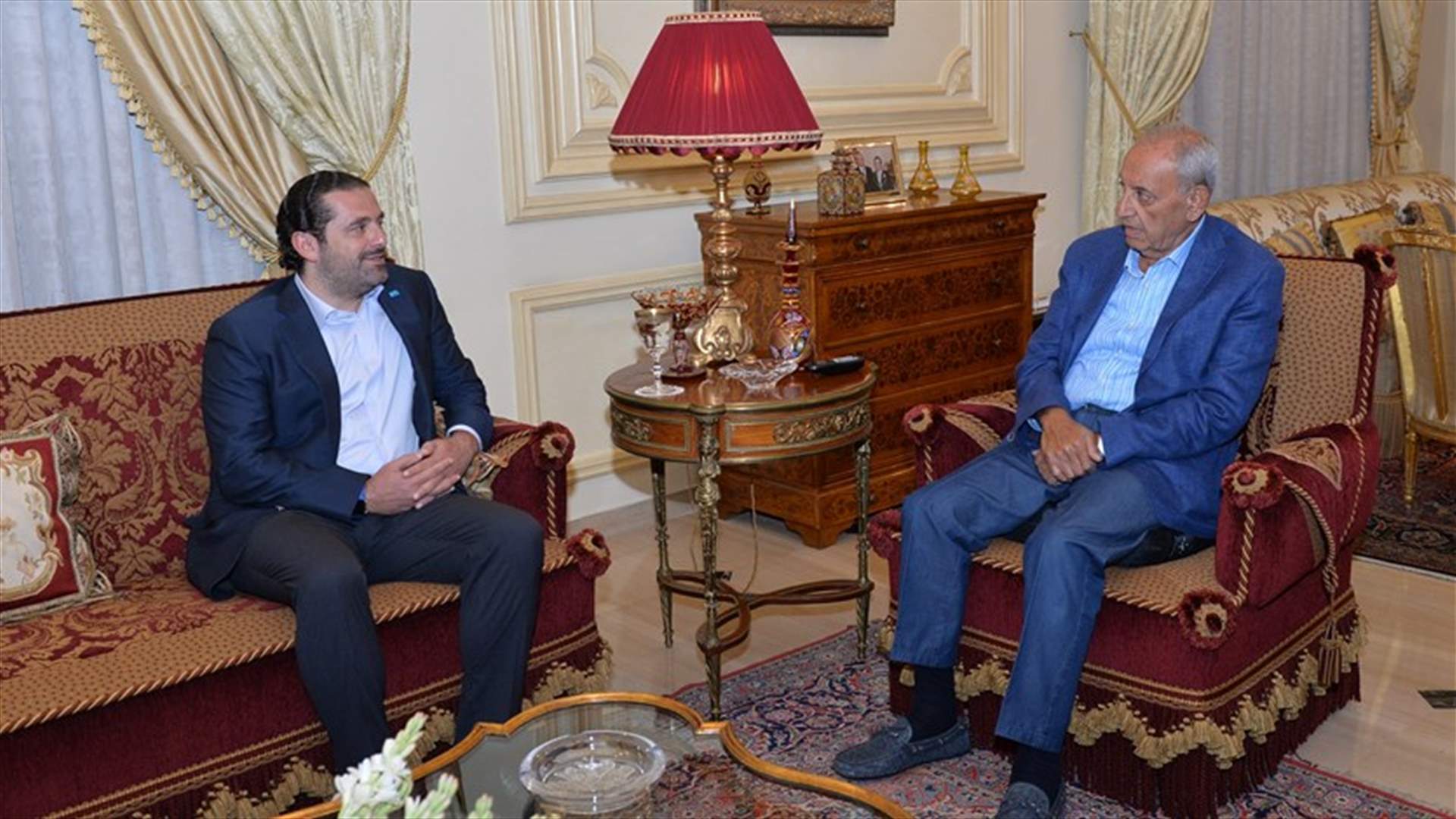 بري بحث مع الحريري في التطورات الراهنة