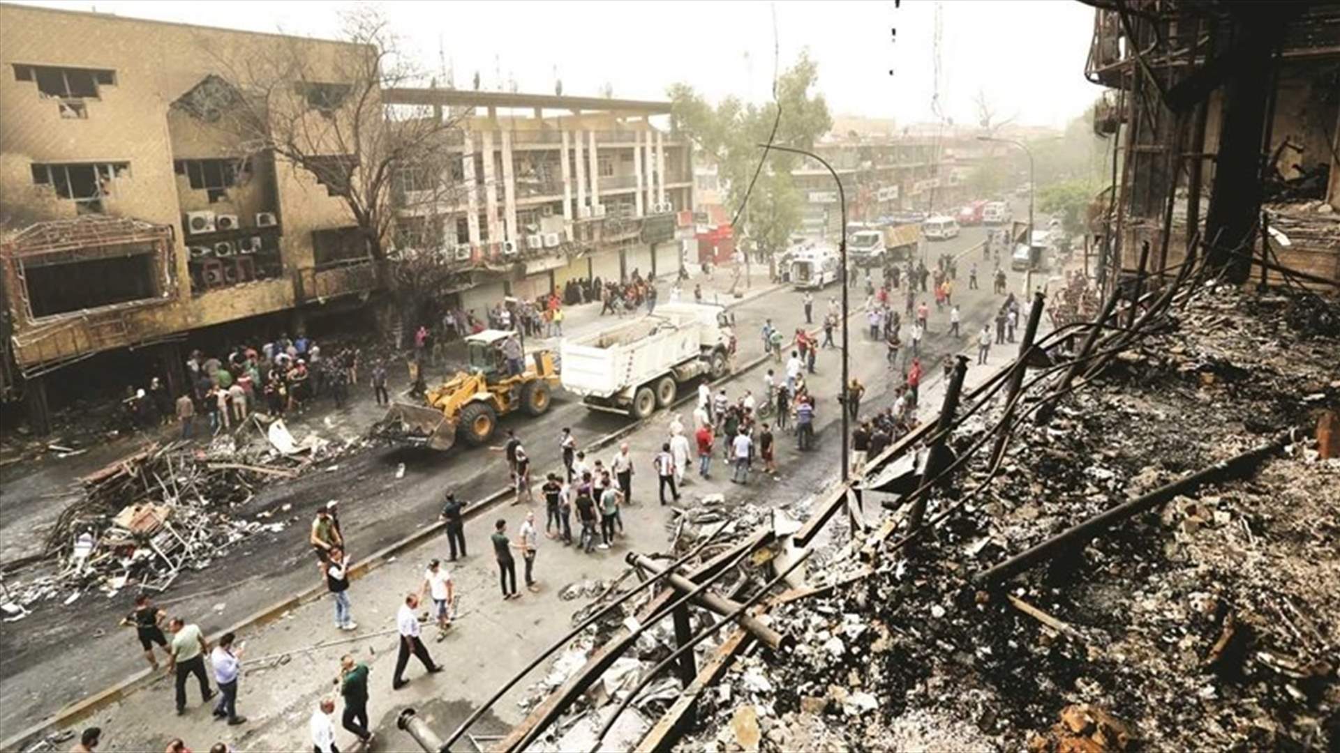 ارتفاع محصلة تفجير الكرادة الى 323 قتيلا