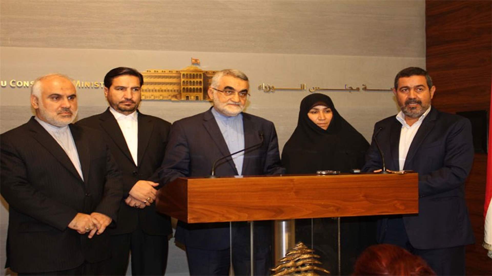 بروجردي من السراي: نؤكد دعمنا للوحدة الوطنية في لبنان  