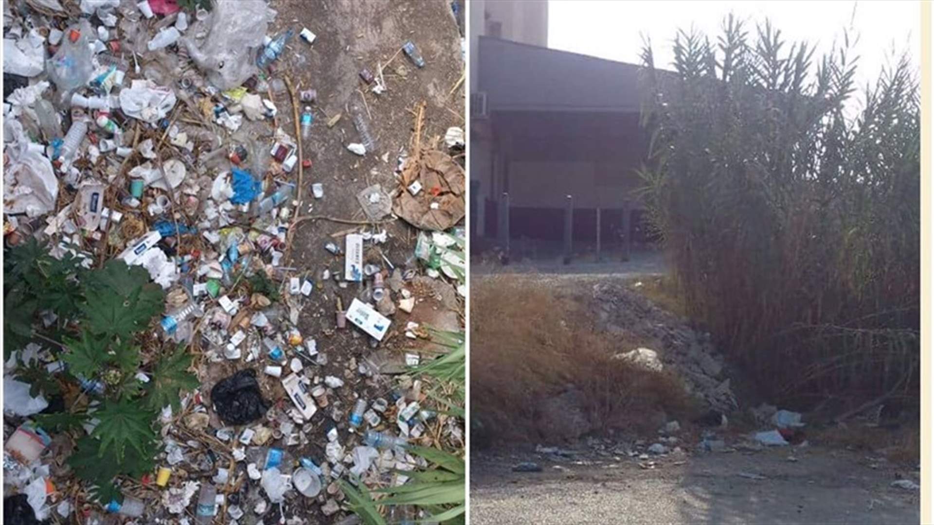 هكذا تستقبل النفايات المرضى أمام طوارئ المستشفى