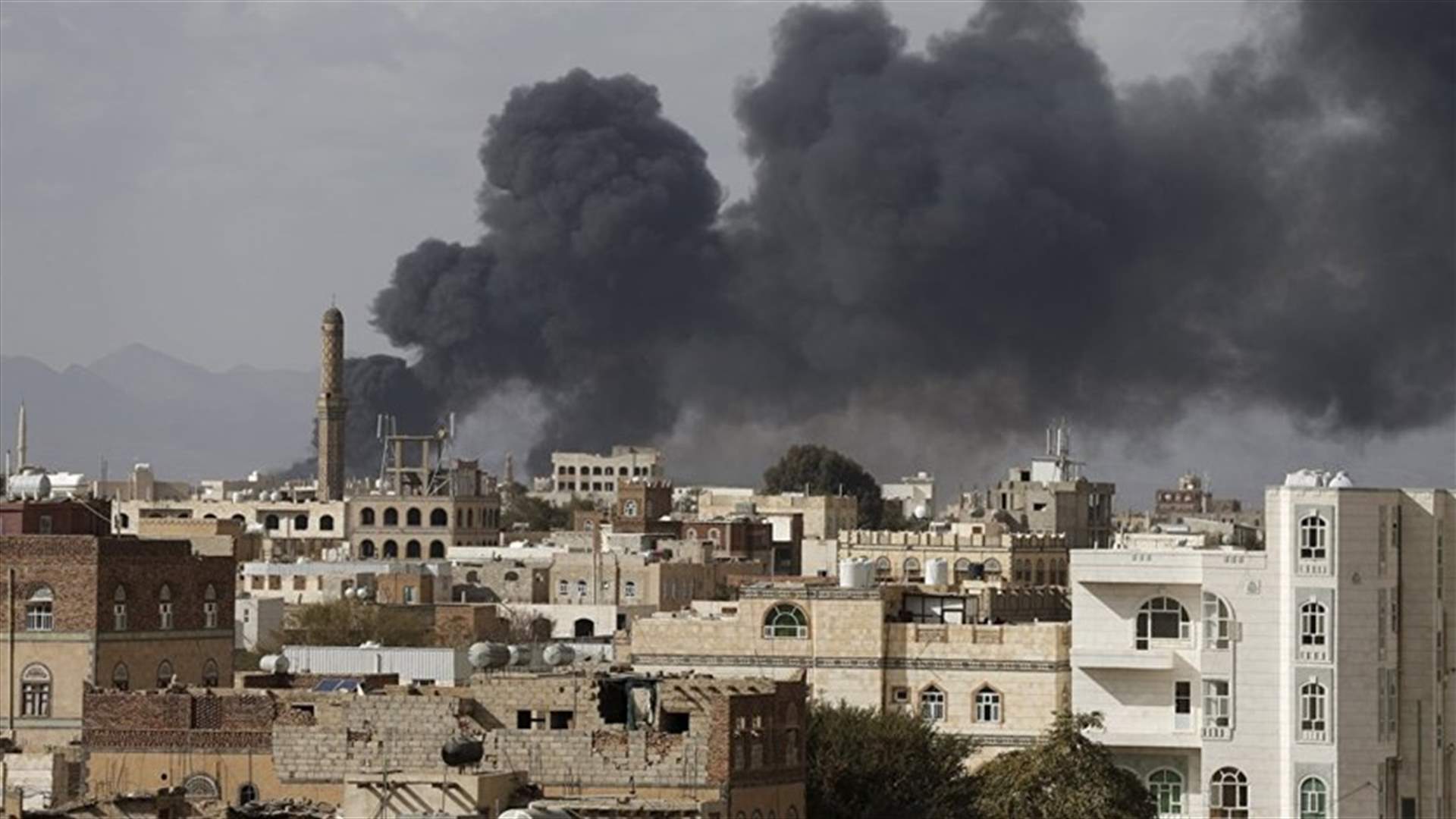 Saudi-led air strikes on Yemen's capital wound six - residents