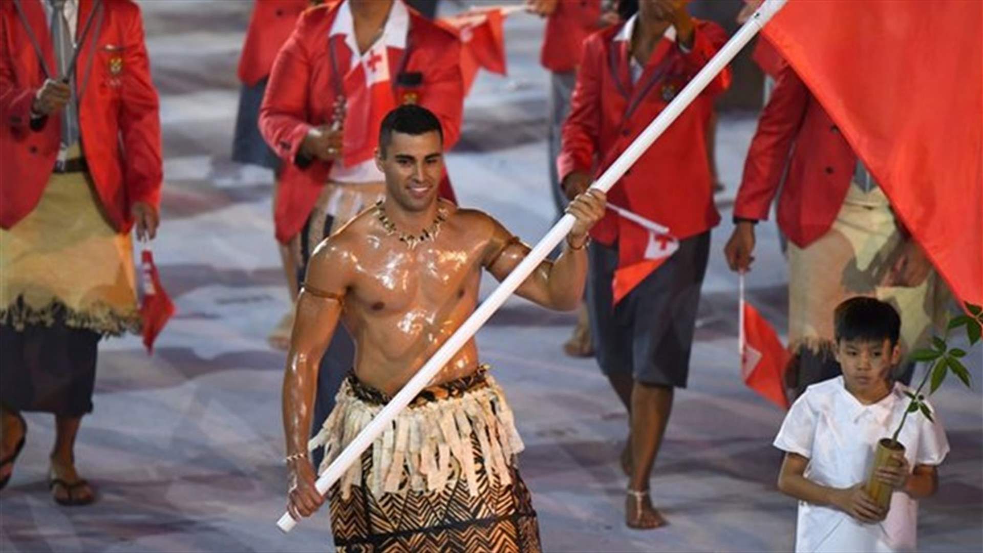 Shiny Tongan Olympian Finally Explains All That Oil