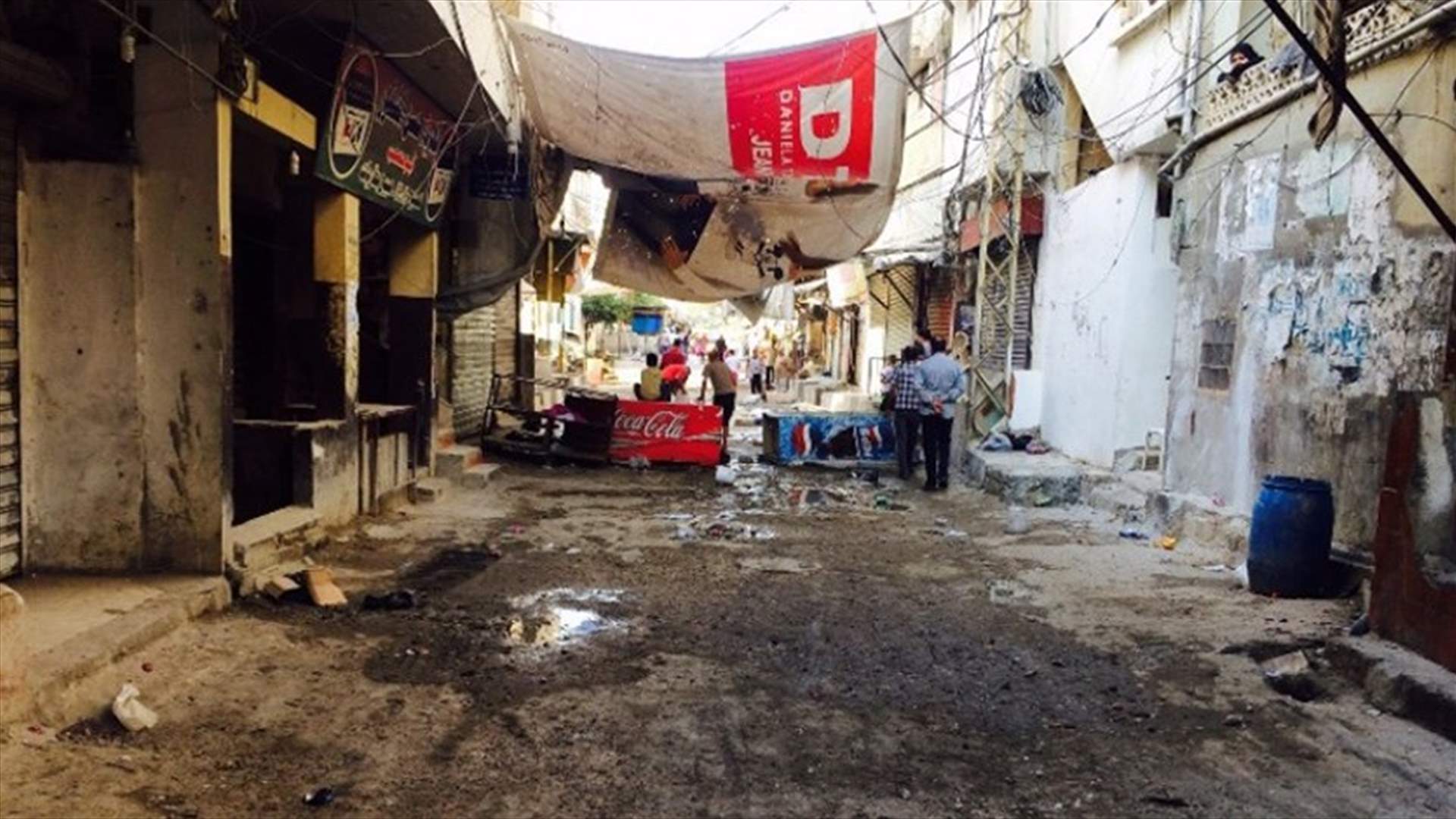 اشكال في مخيم عين الحلوة تخلله اطلاق نار 