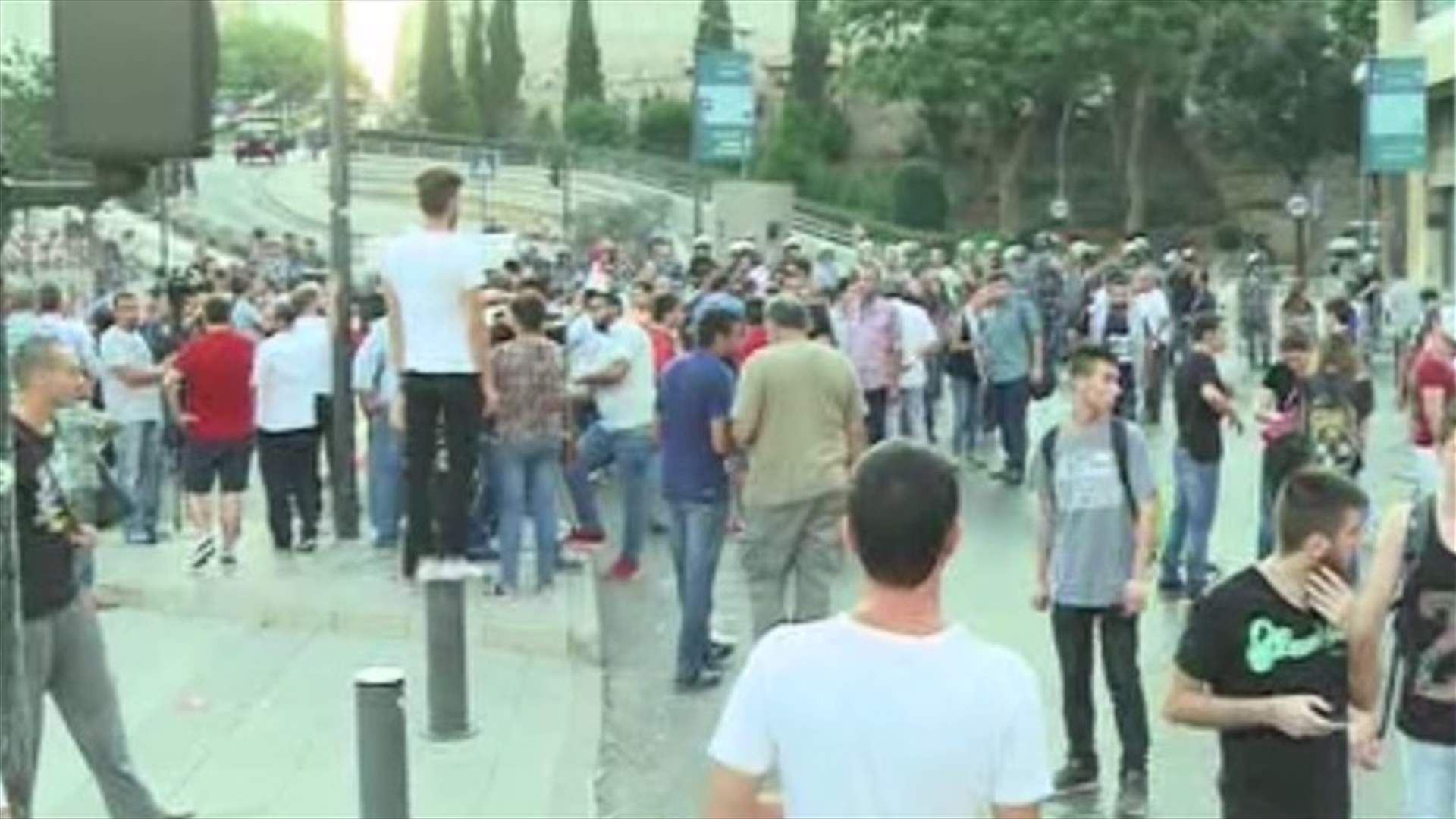 Activists stage sit-in, mark one one-year anniversary of anti-government movements