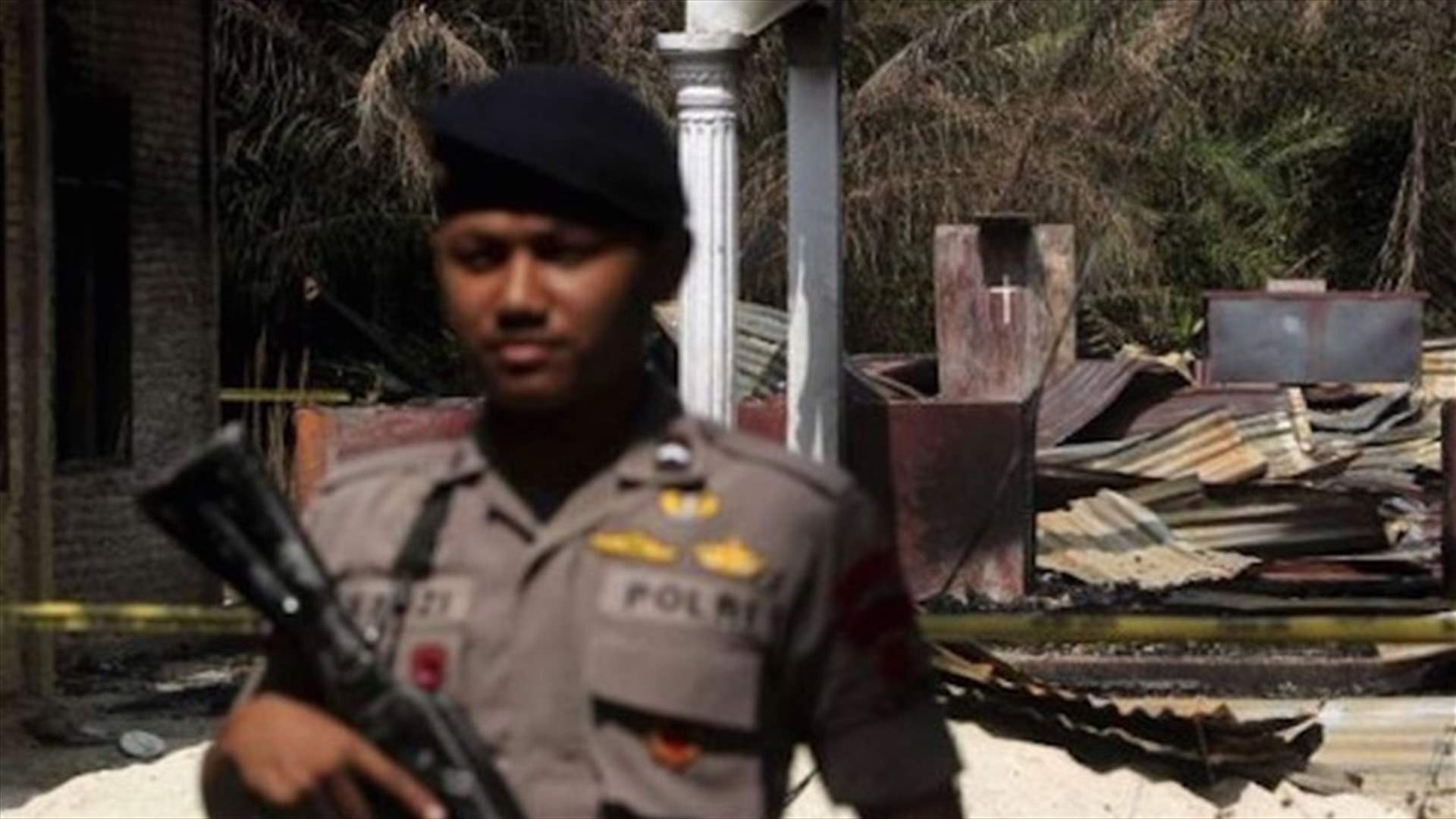 Suspected &quot;terror&quot; attack at Indonesian church; no serious casualties