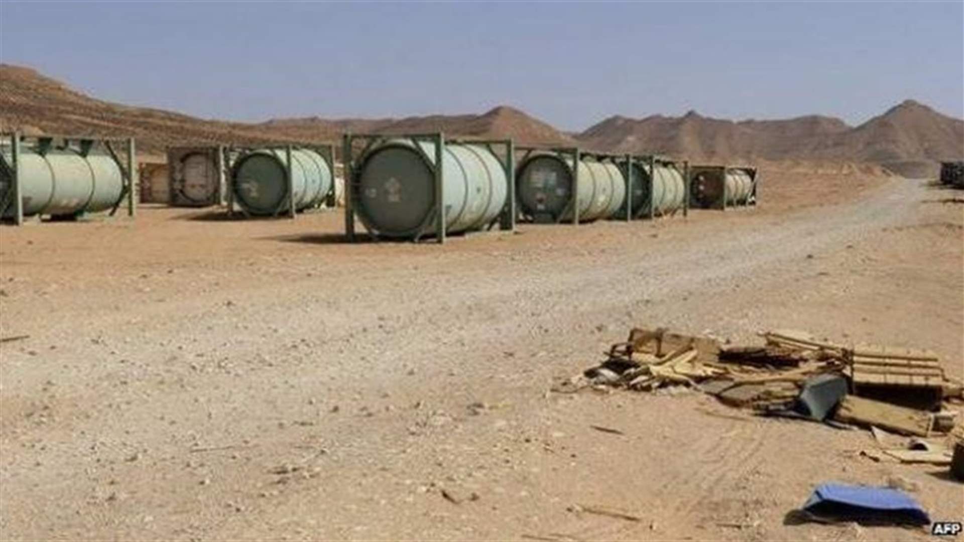 آخر مخزونات ليبيا من الاسلحة الكيميائية شحنت بكاملها الى الخارج
