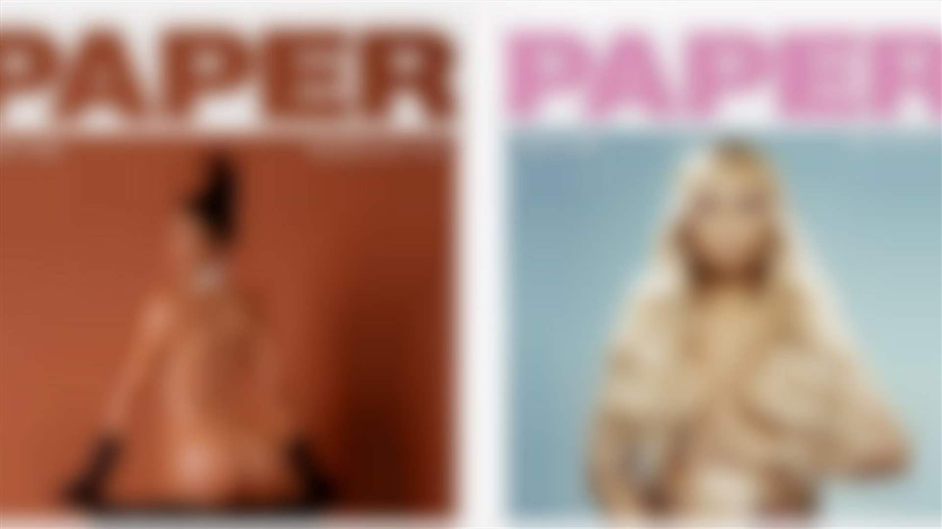 بالصور: بلاك شاينا على خطى كيم كارديشيان... عارية على غلاف Paper!