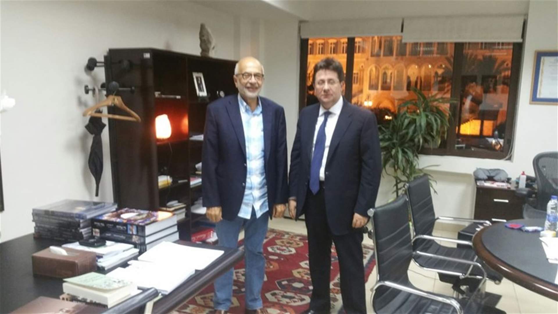 شهيب استقبل كنعان لمتابعة البحث في أزمة النفايات