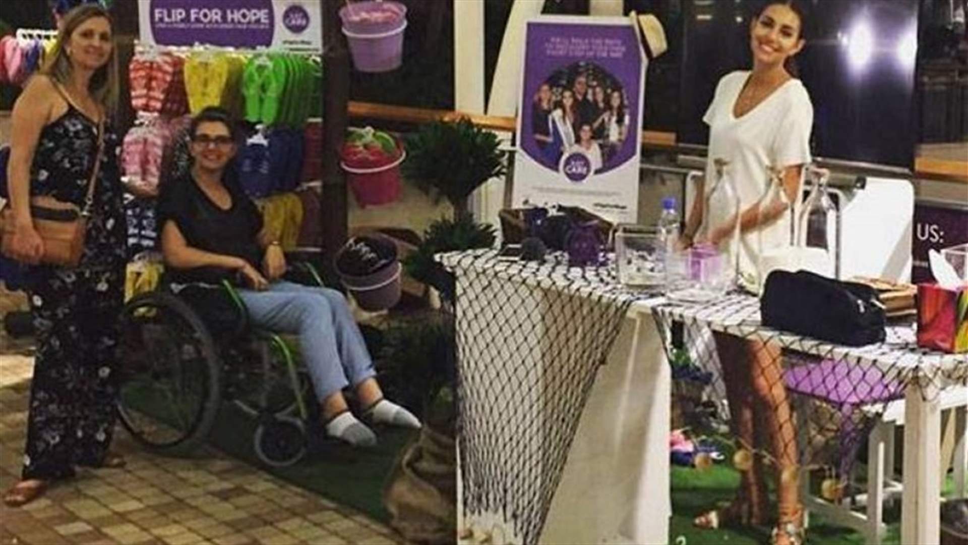 بالصور - مبادرة إنسانية جديدة لملكة جمال لبنان فاليري أبو شقرا 