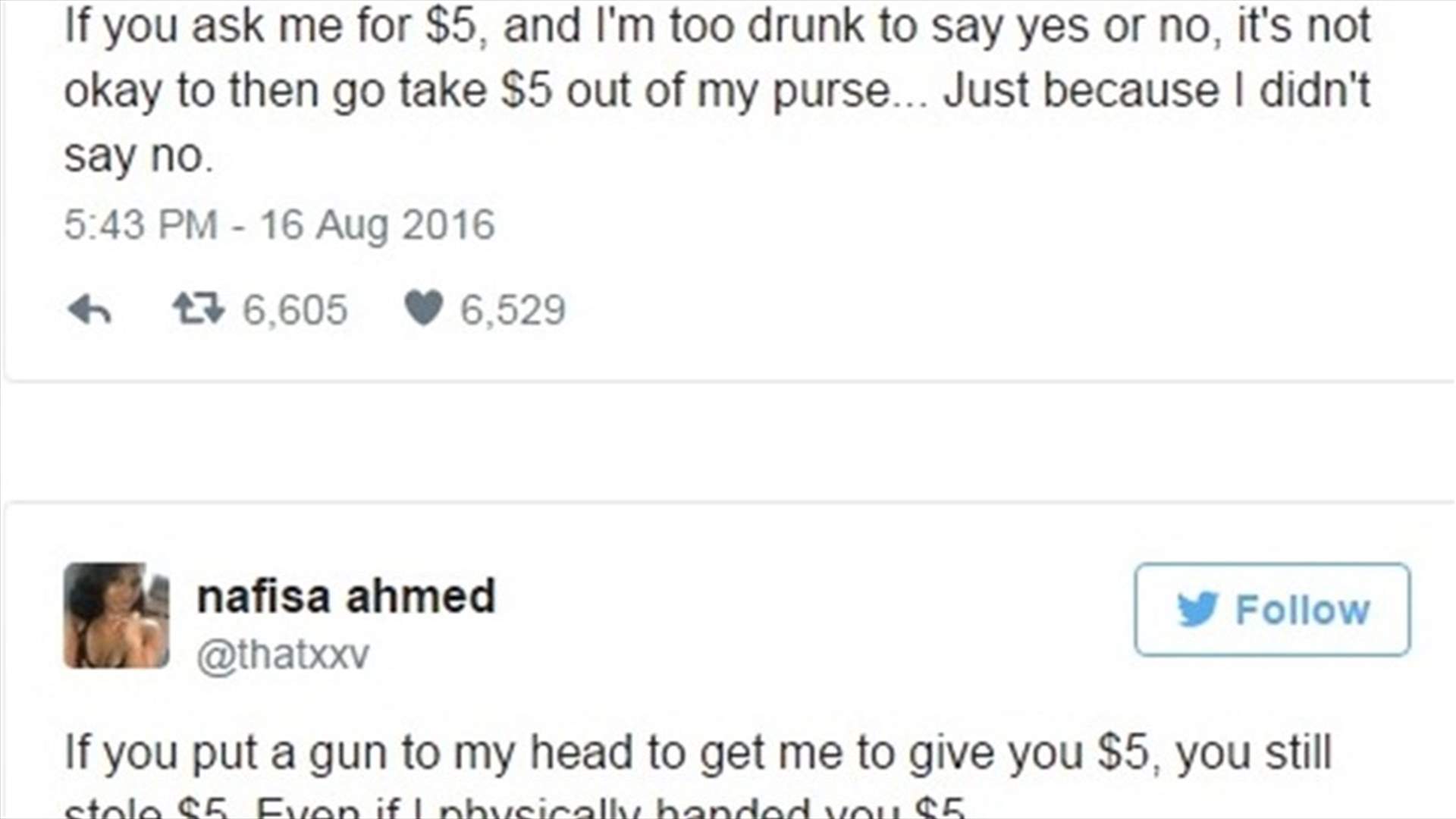 This Sexual Consent Analogy about Stealing Money Is Genius