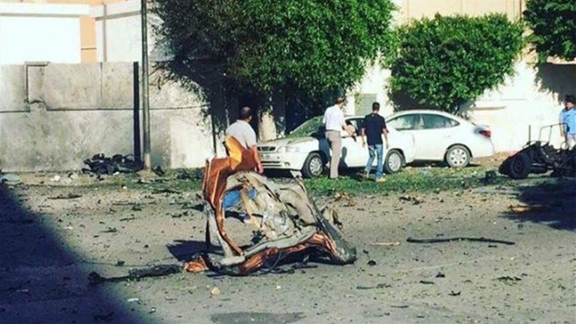 انفجار سيارة مفخخة قرب وزارة الخارجية في العاصمة الليبية