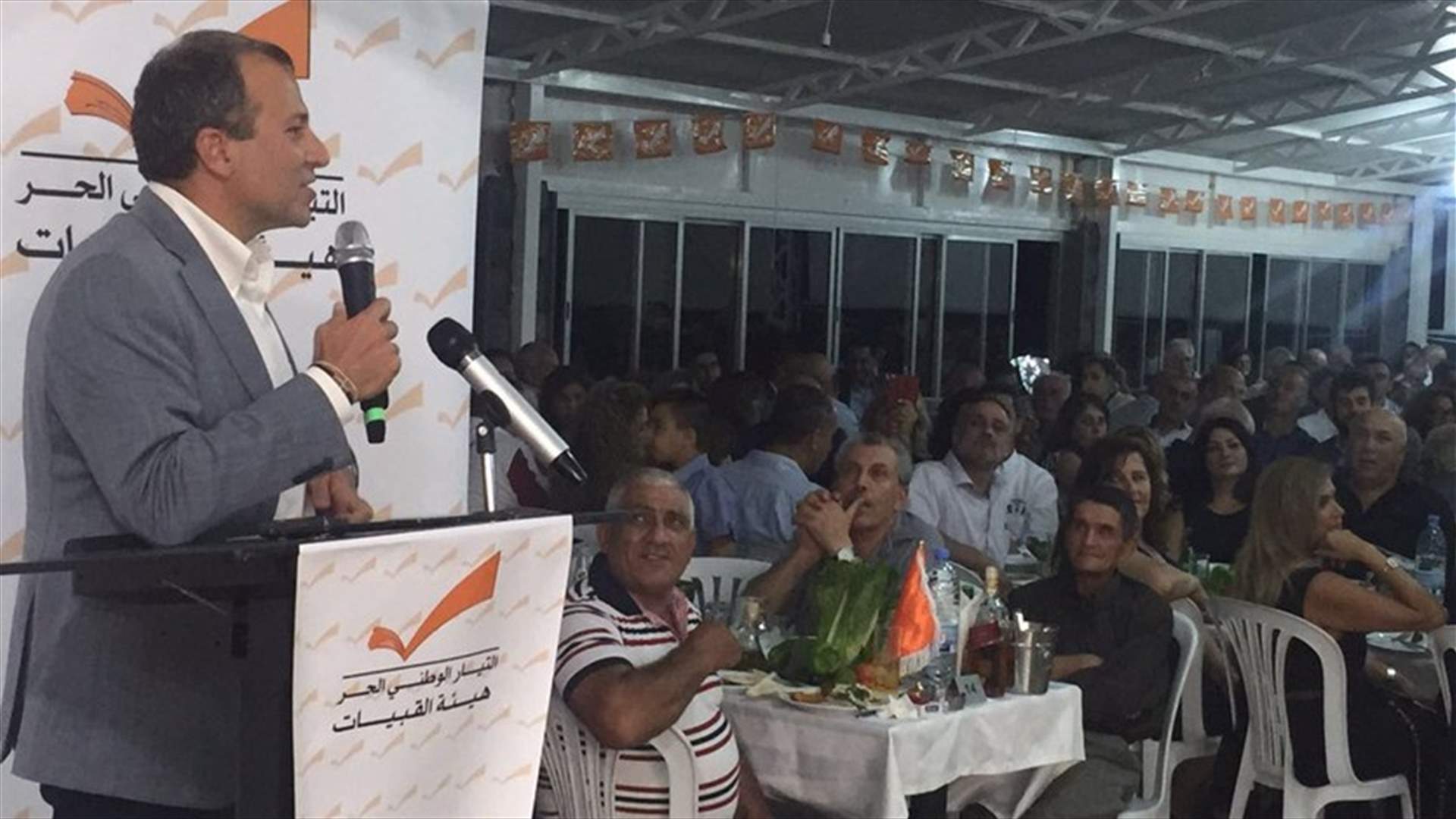  باسيل: اذا مارسوا حق الفيتو علينا فنحن ايضا سنمارسه عليهم