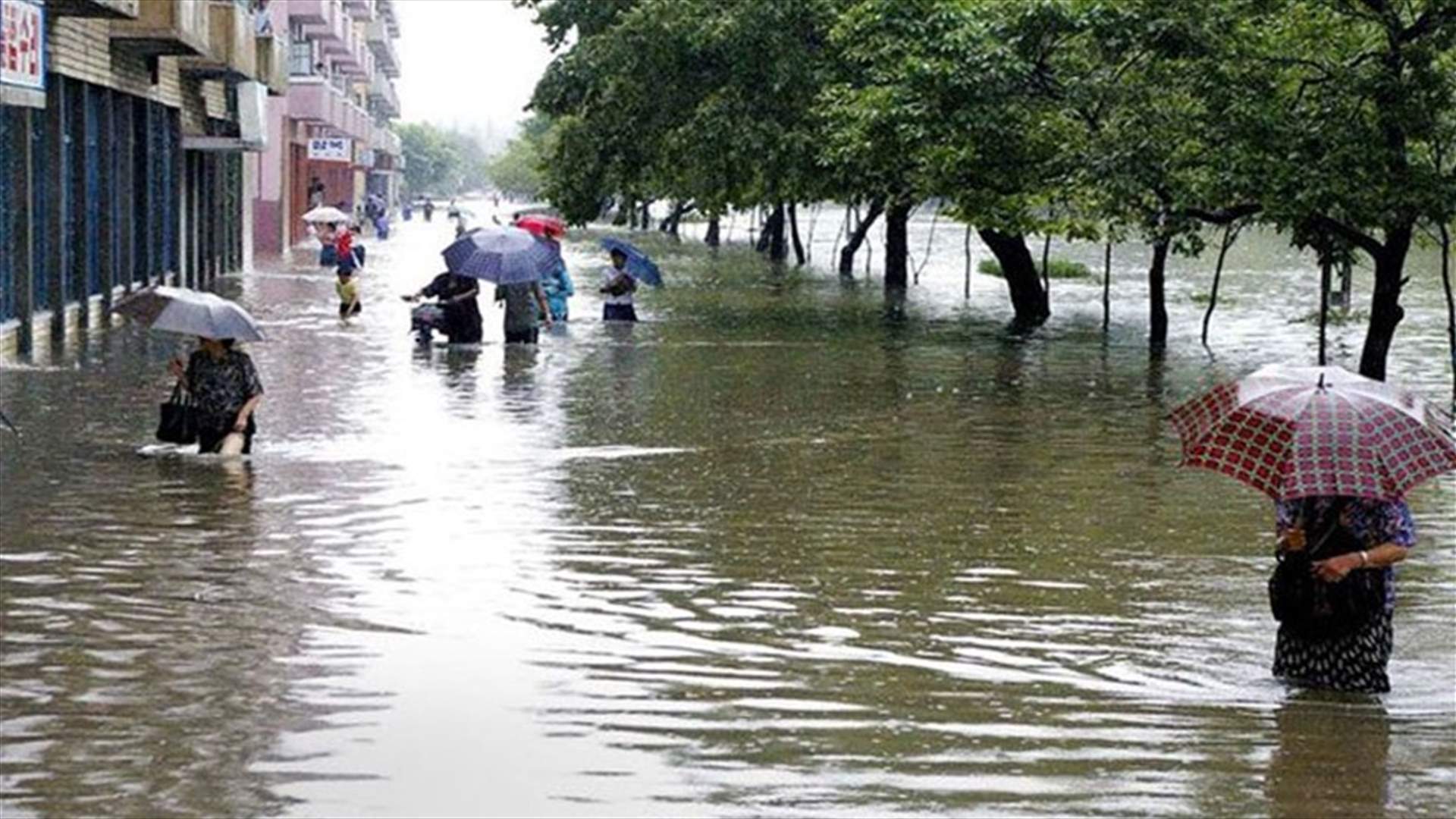 133 قتيلا و395 مفقودا في الفيضانات في كوريا الشمالية