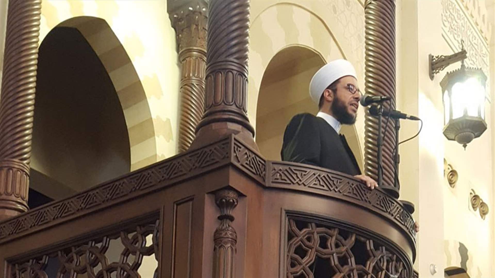 الكردي في خطبة عيد الأضحى: نحن بحاجة لصحوة ضمير نستنقذ بها لبنان
