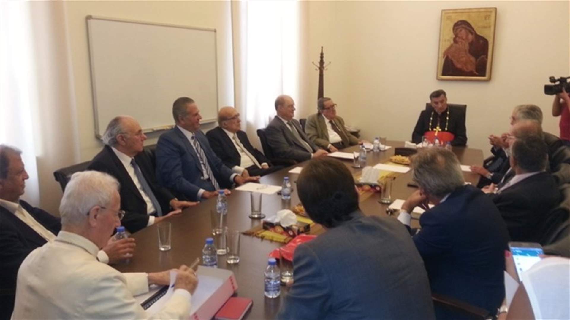 Patriarch Rai chairs meeting for economic bodies in Bkerke