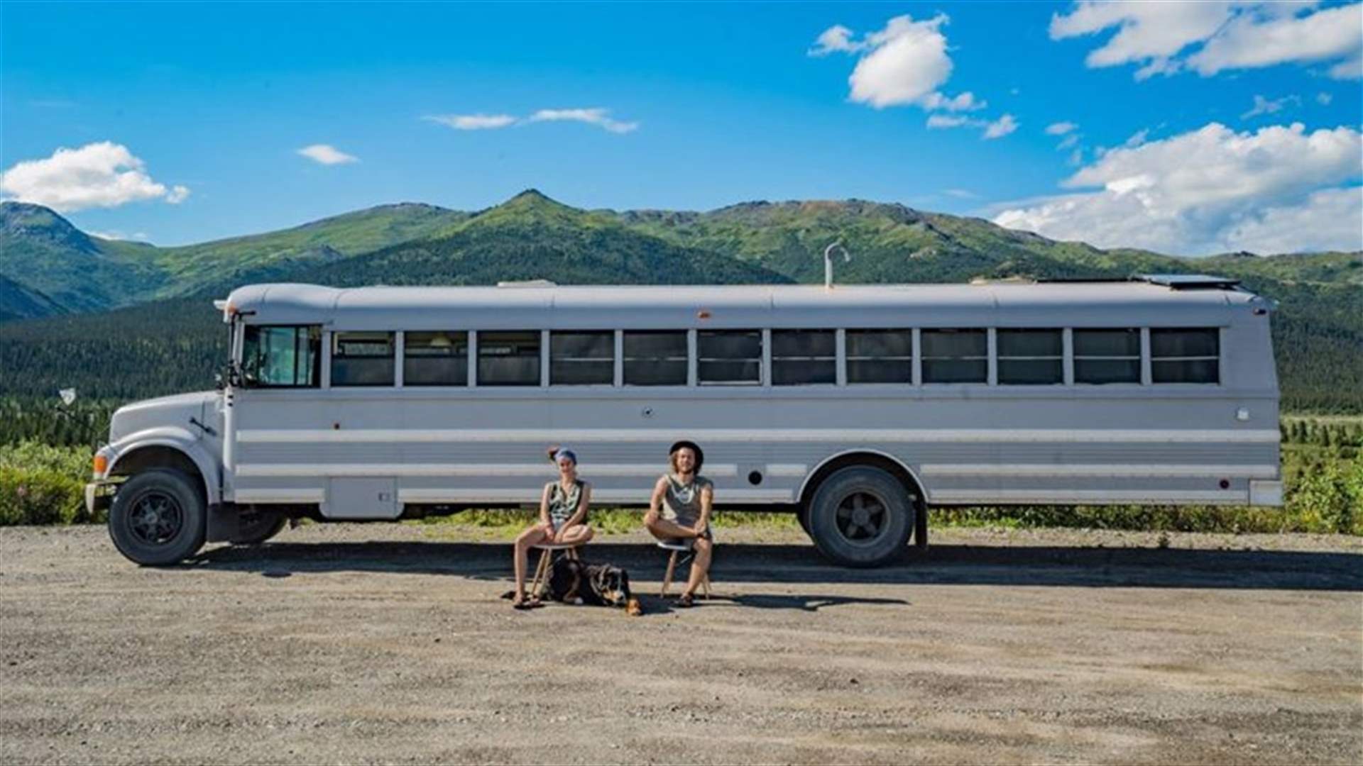 Couple Converts School Bus Into New Home; Travels Across America