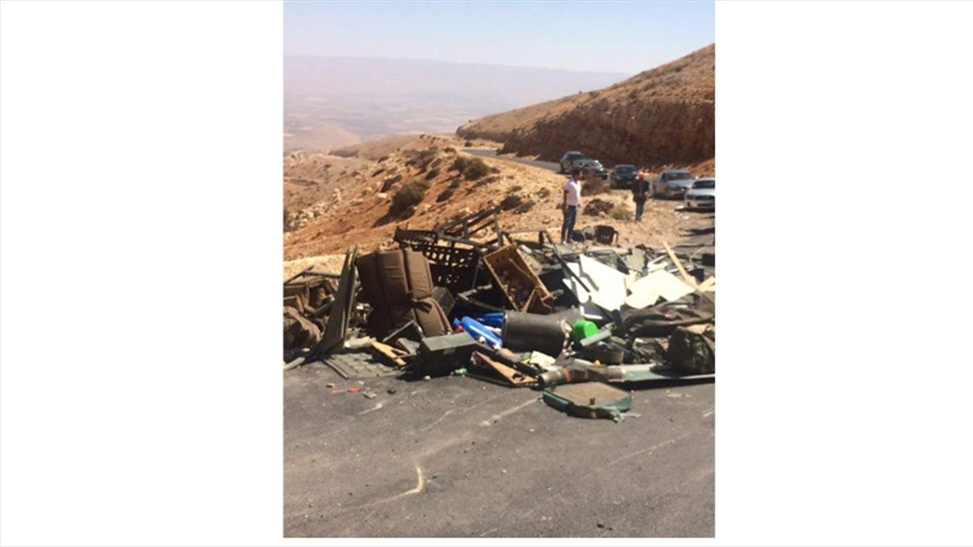 شهيدان للجيش بانقلاب شاحنة عسكرية على طريق كفردبيان - حدث بعلبك