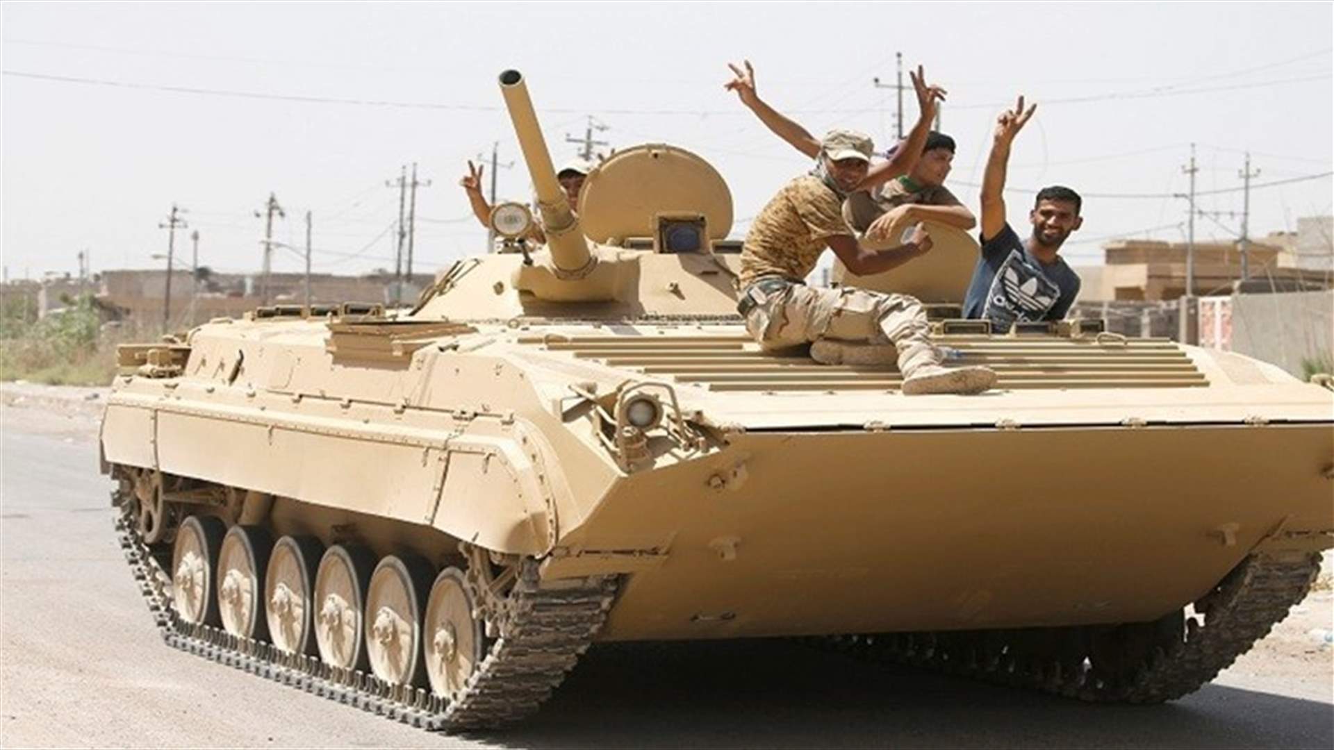القوات العراقية تدخل مدينة الشرقاط