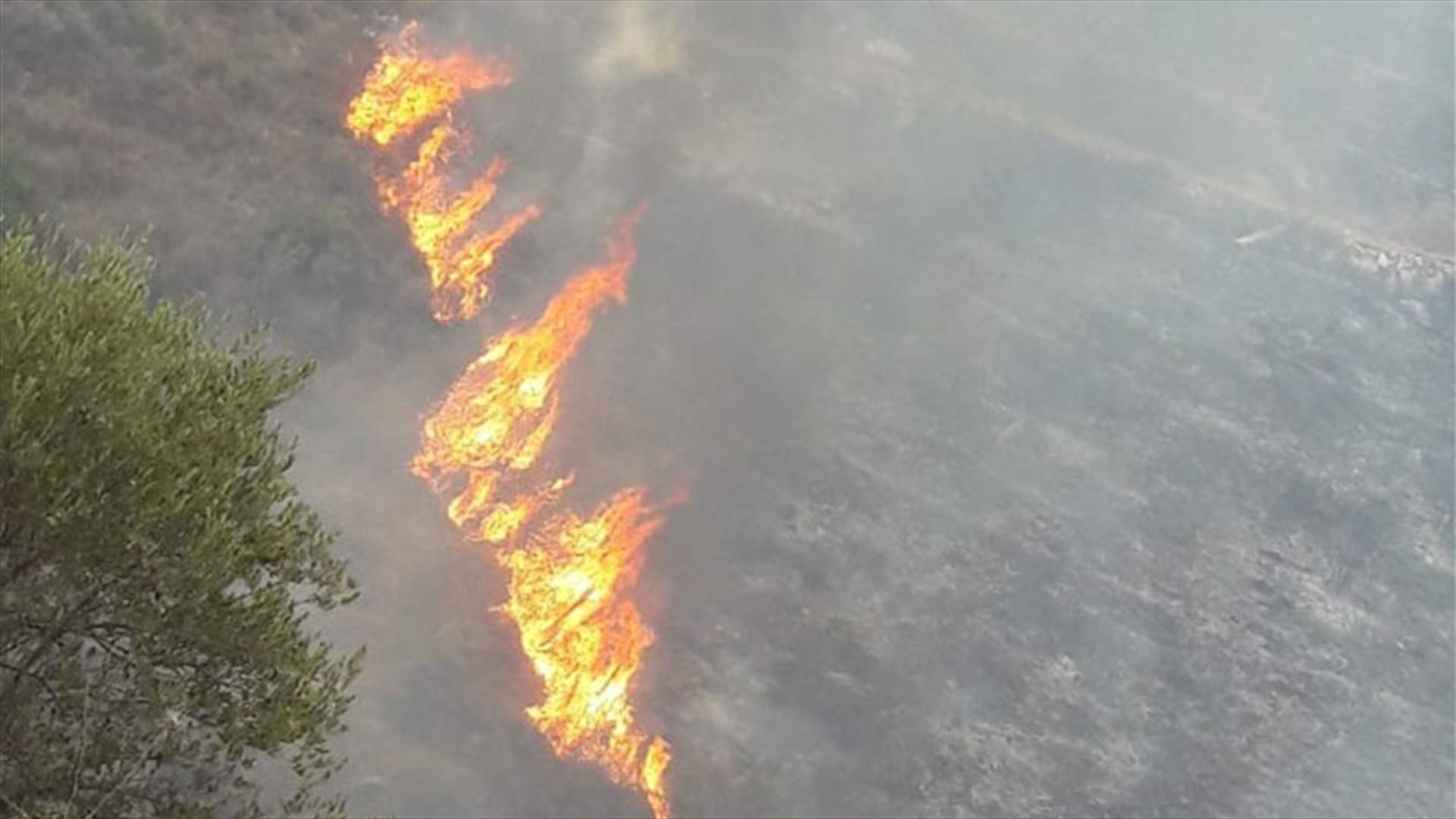  حريق في بلدة مجدل الكورة 