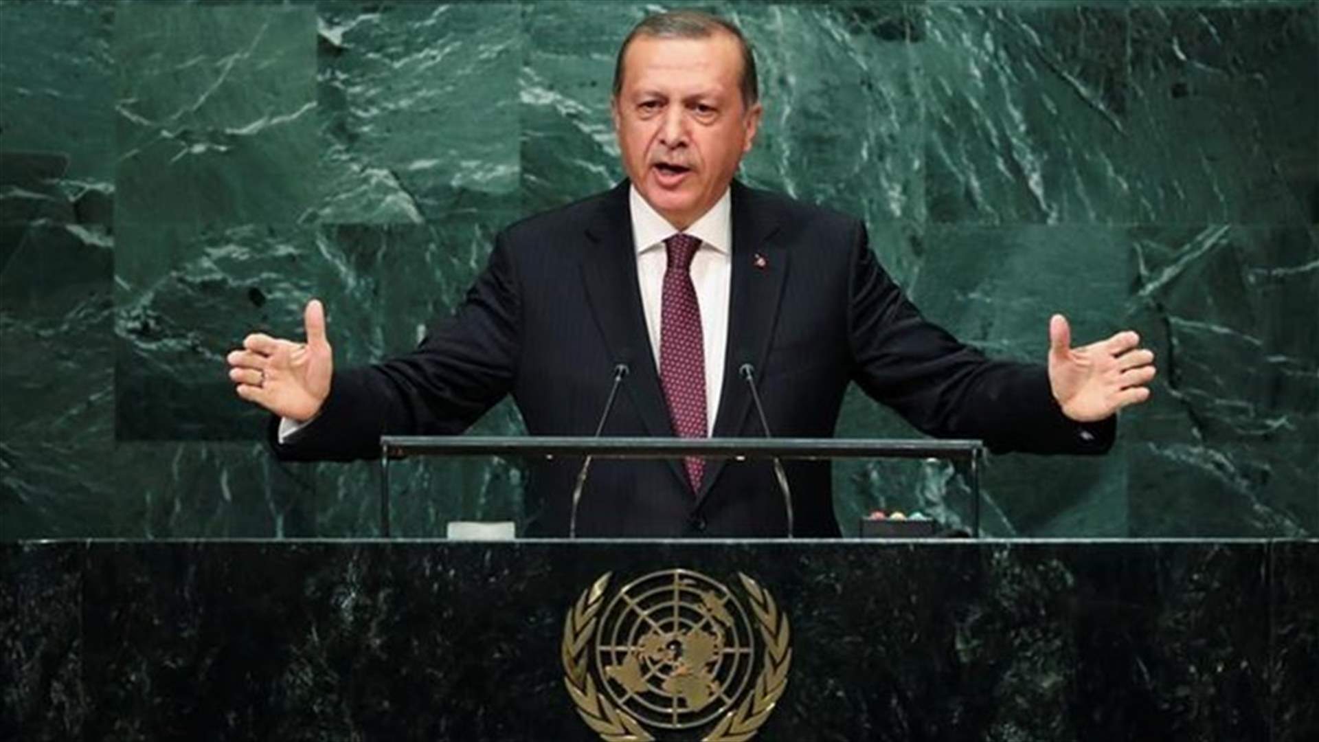 Turkey&#39;s Erdogan says U.S. sent weapons to Kurdish fighters in Syria