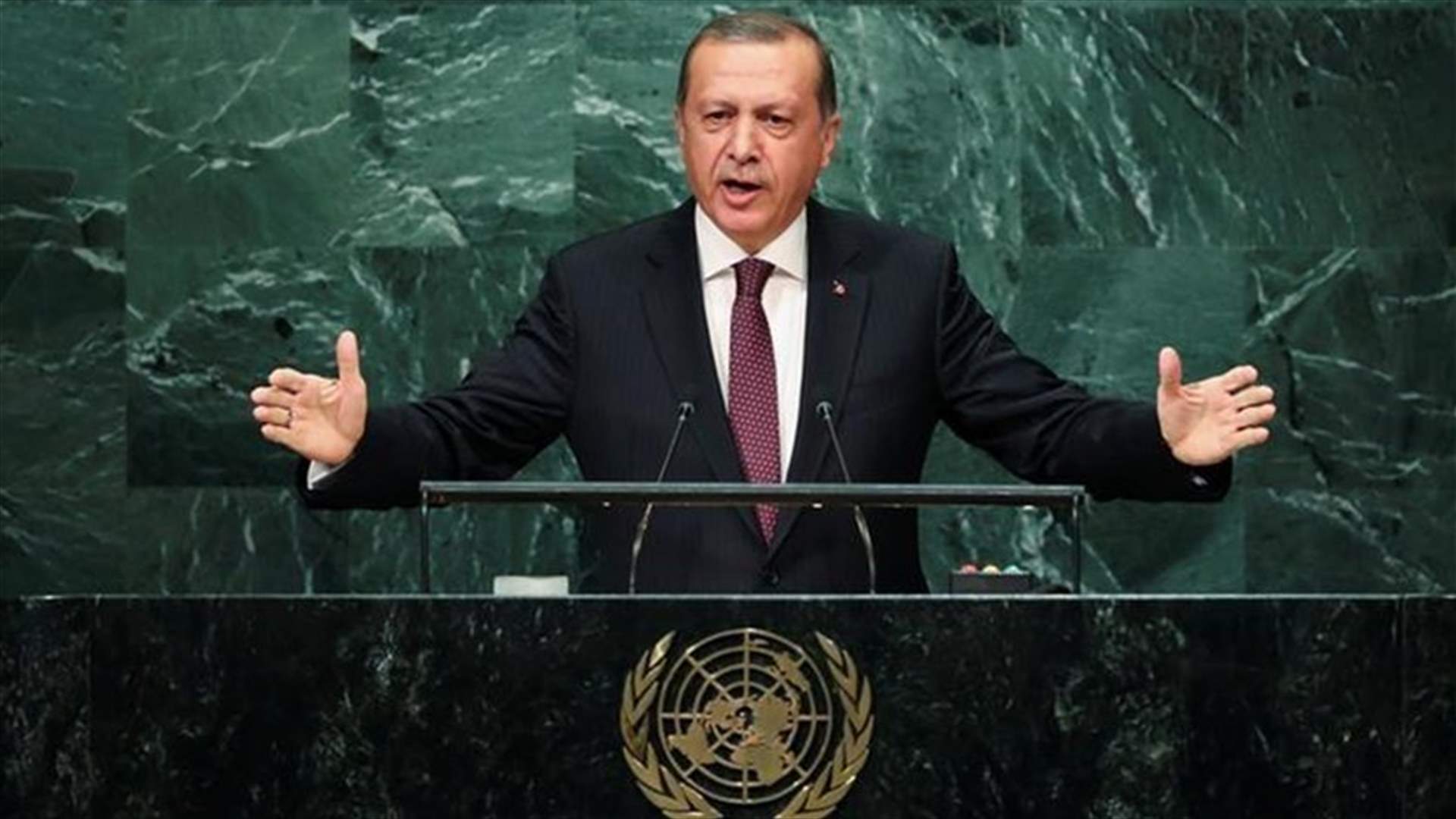 Turkey's Erdogan says U.S. sent weapons to Kurdish fighters in Syria