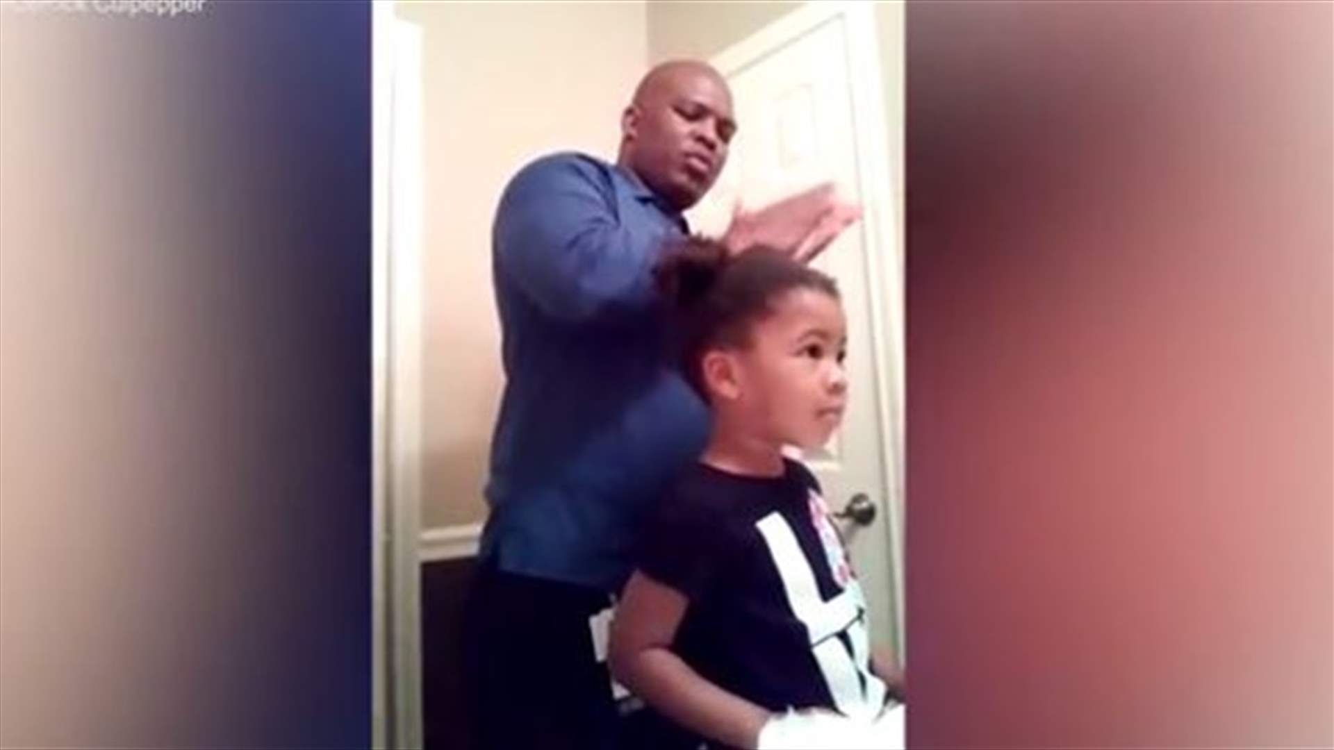 فيديو لأبّ يسرّح شعر ابنته يحظى بـ 900 ألف مشاهدة... فما السبب؟